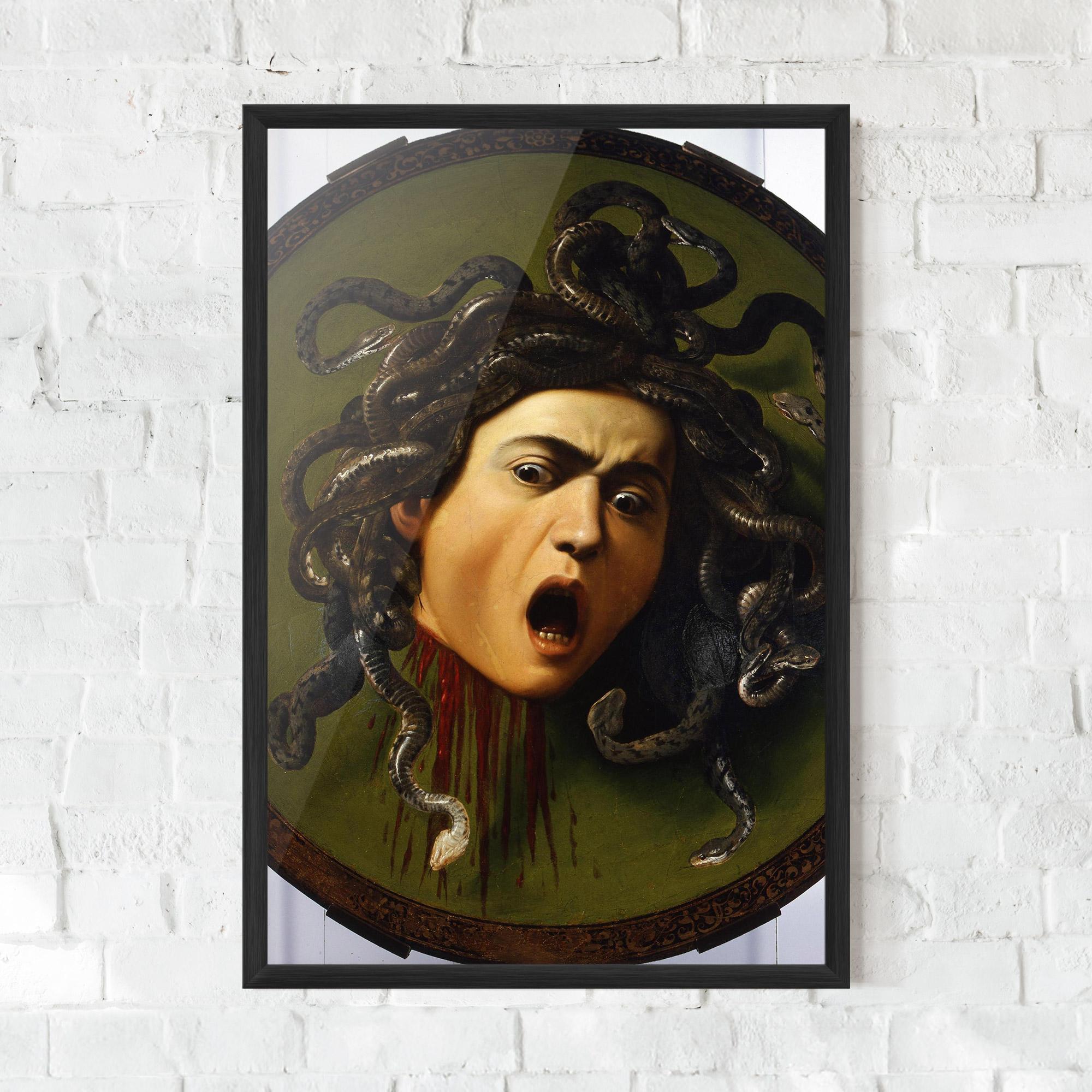 Poster Înrămat Caravaggio Medusa mockup 0
