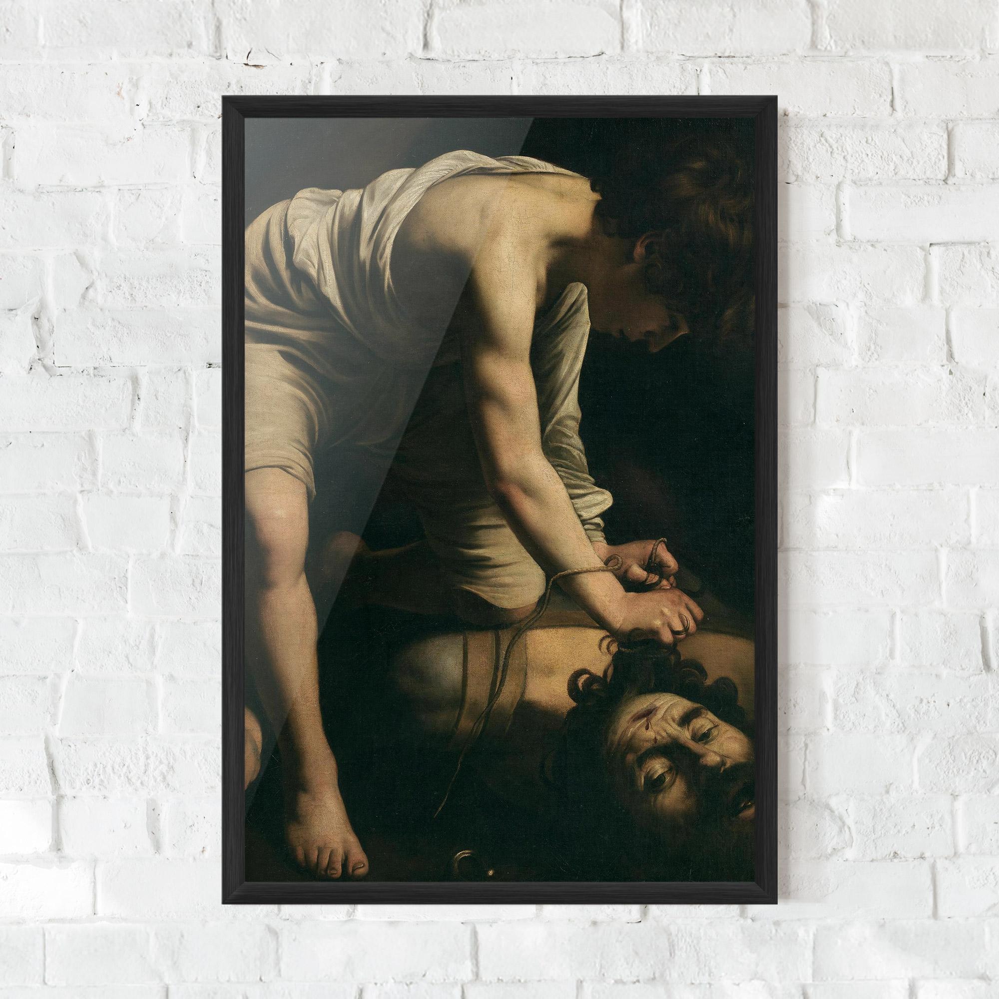 Poster Înrămat David And Goliath mockup 0