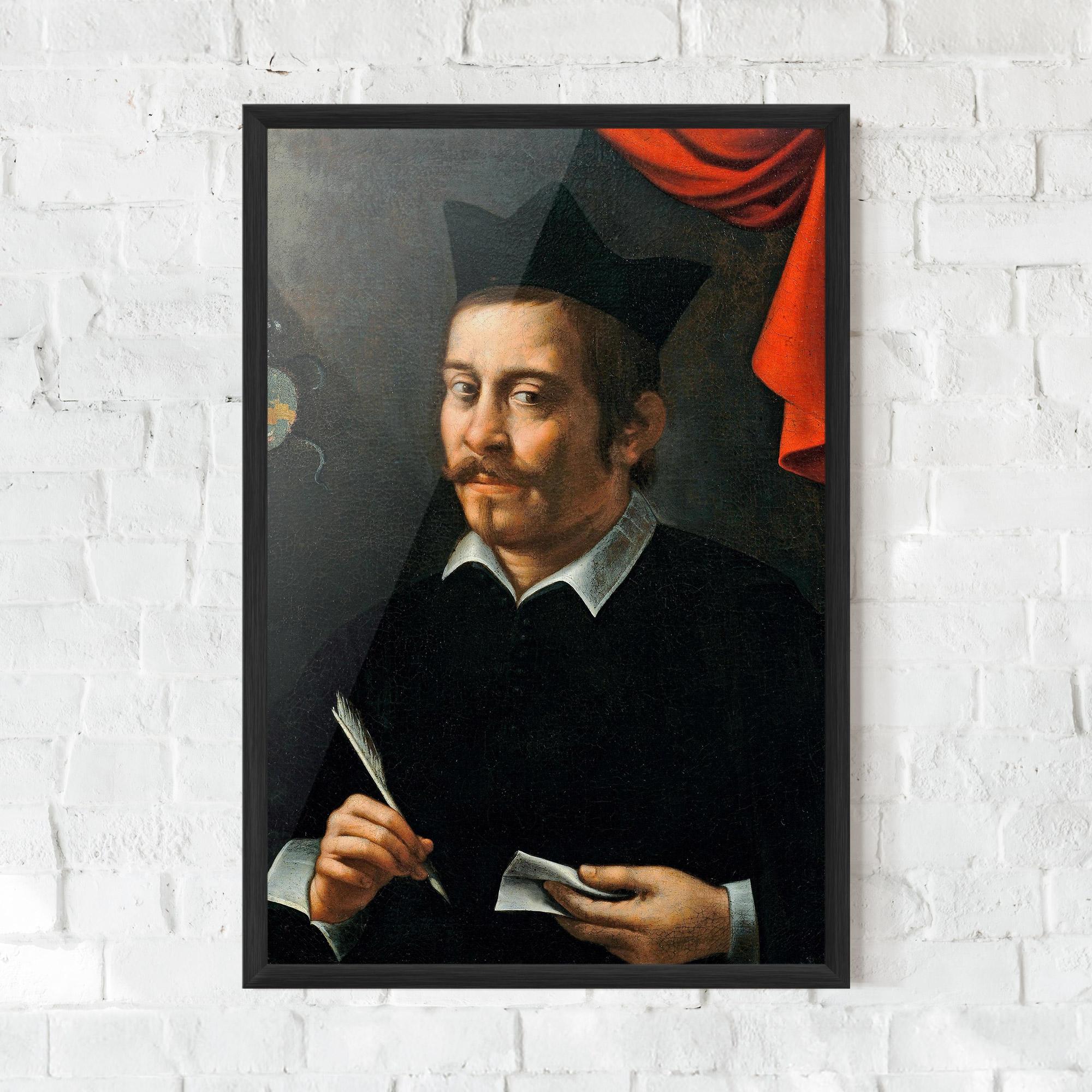 Poster Înrămat Portrait Of A Prelate mockup 0