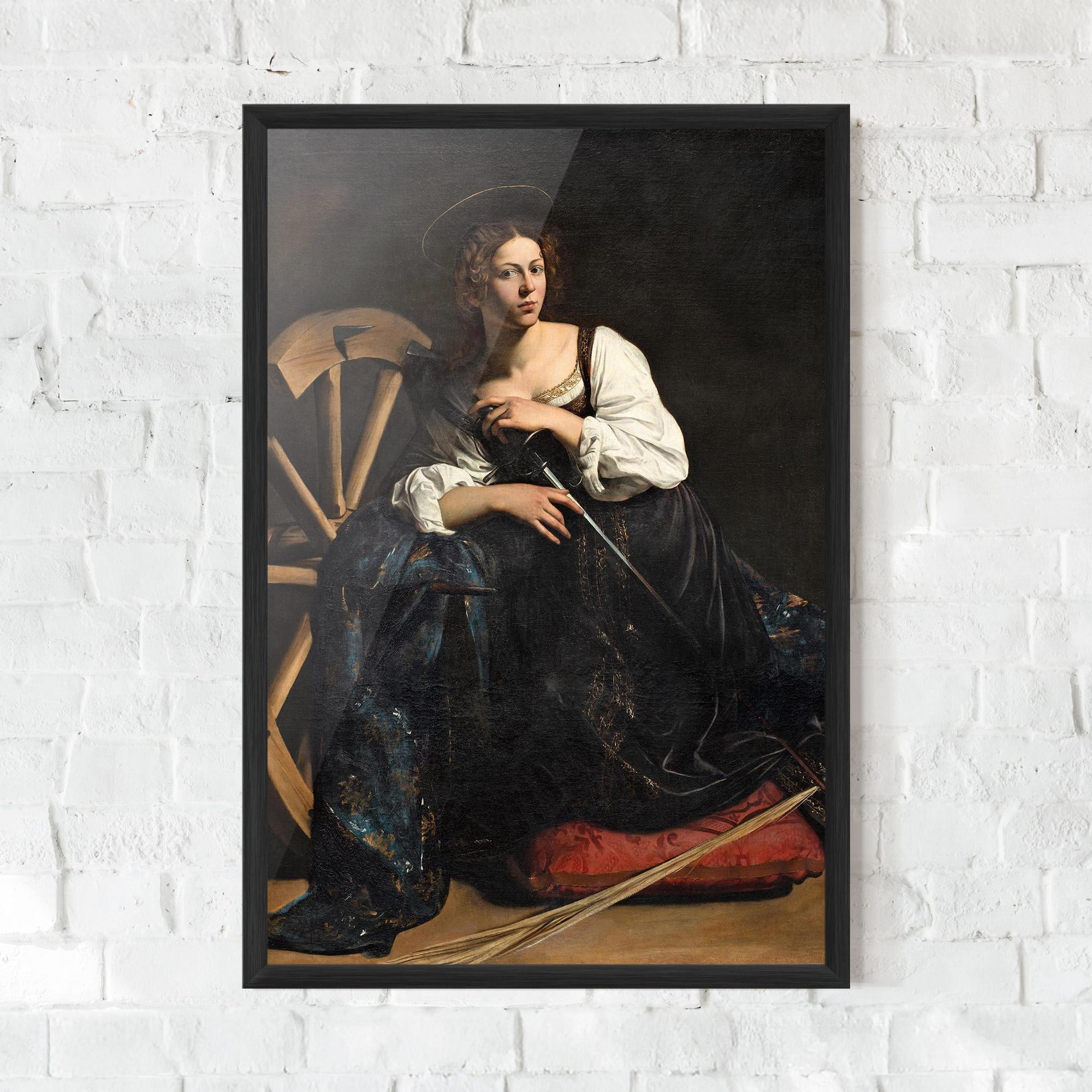 Poster Înrămat Saint Catherine Of Alexandria mockup 0