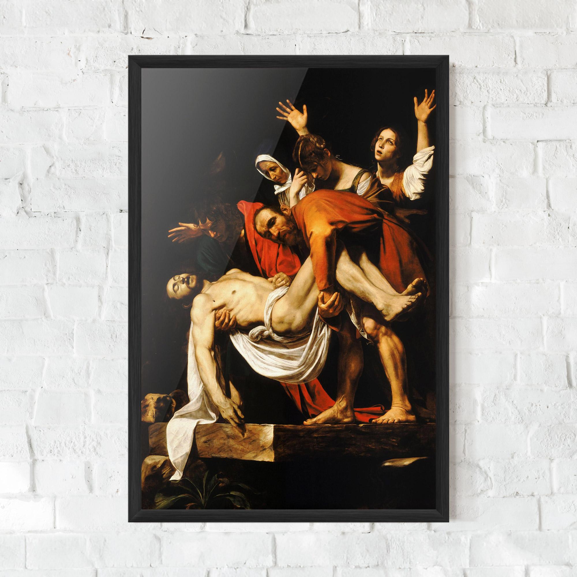 Poster Înrămat The Entombment Of Christ mockup 0
