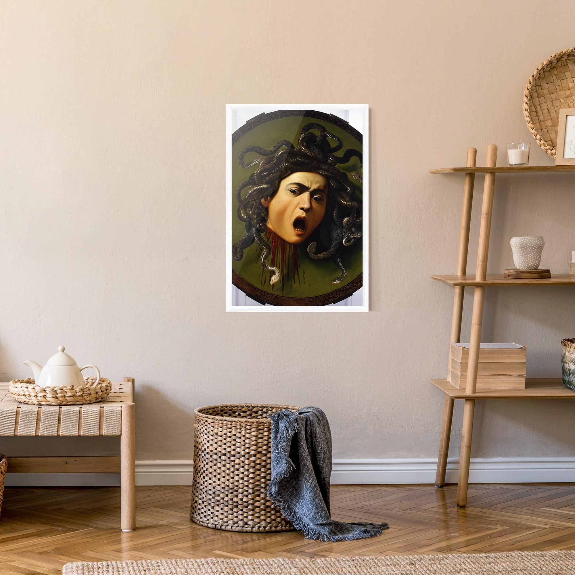 Poster Înrămat Caravaggio Medusa mockup 9
