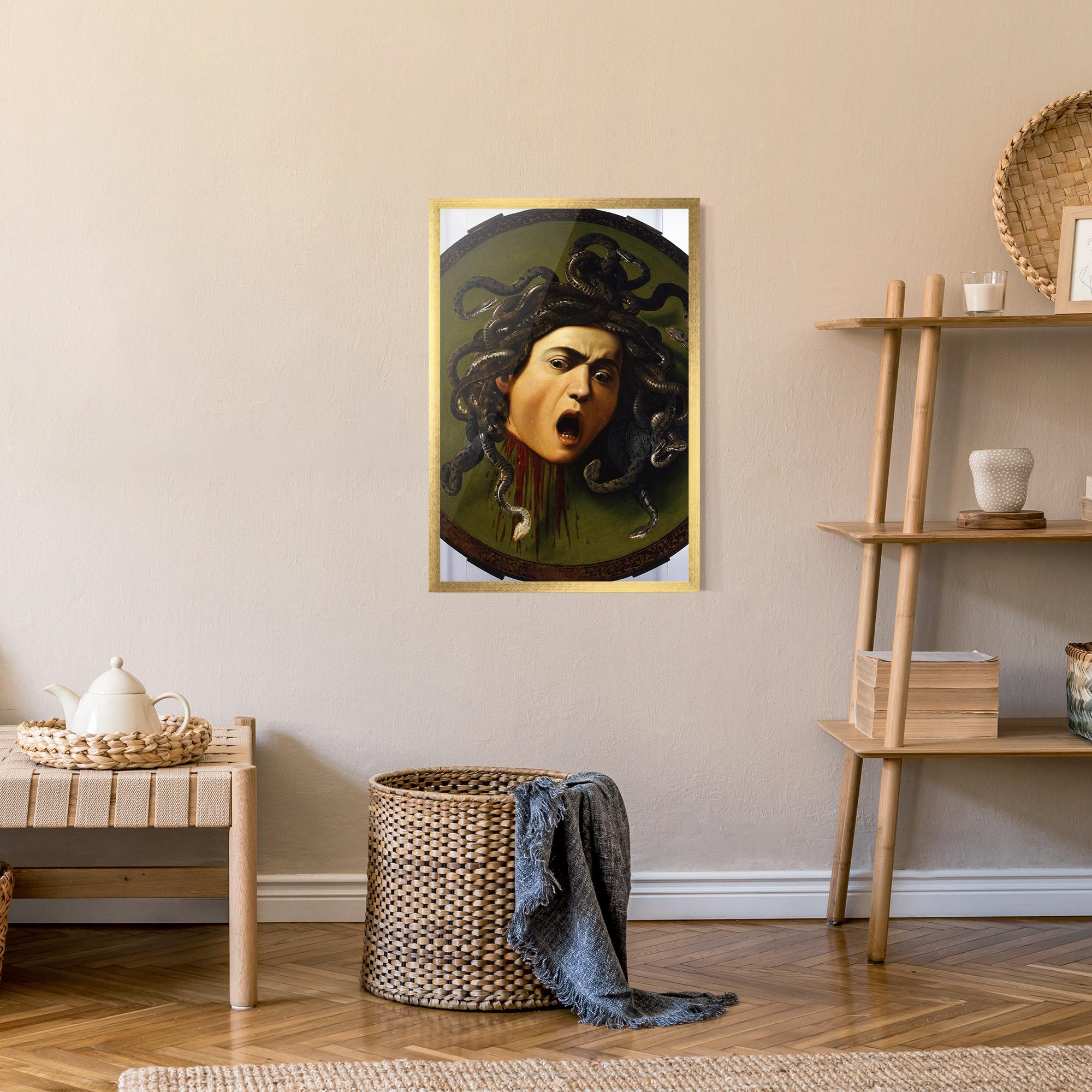 Poster Înrămat Caravaggio Medusa mockup 9