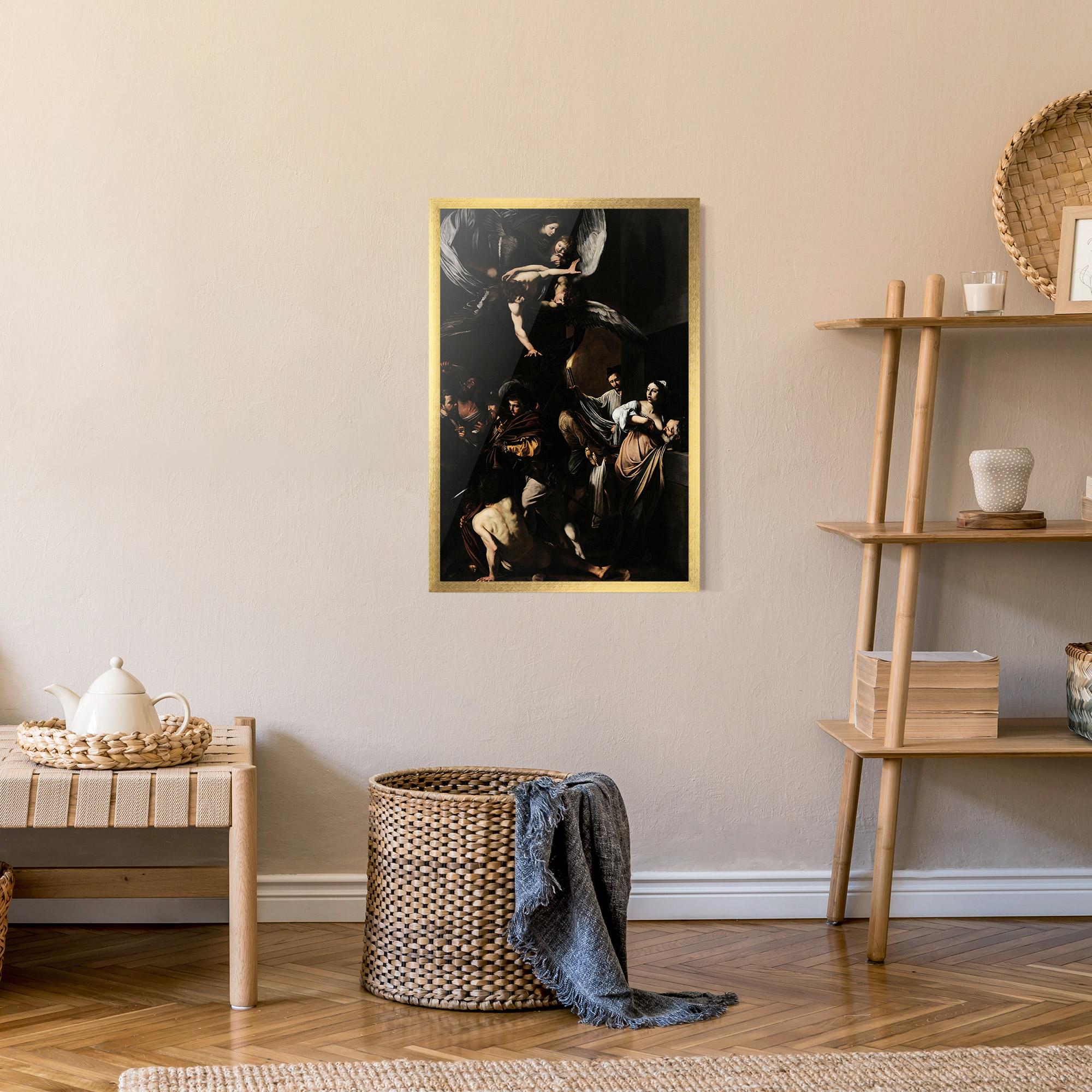 Poster Înrămat Sette Opere Di Misericordia mockup 9