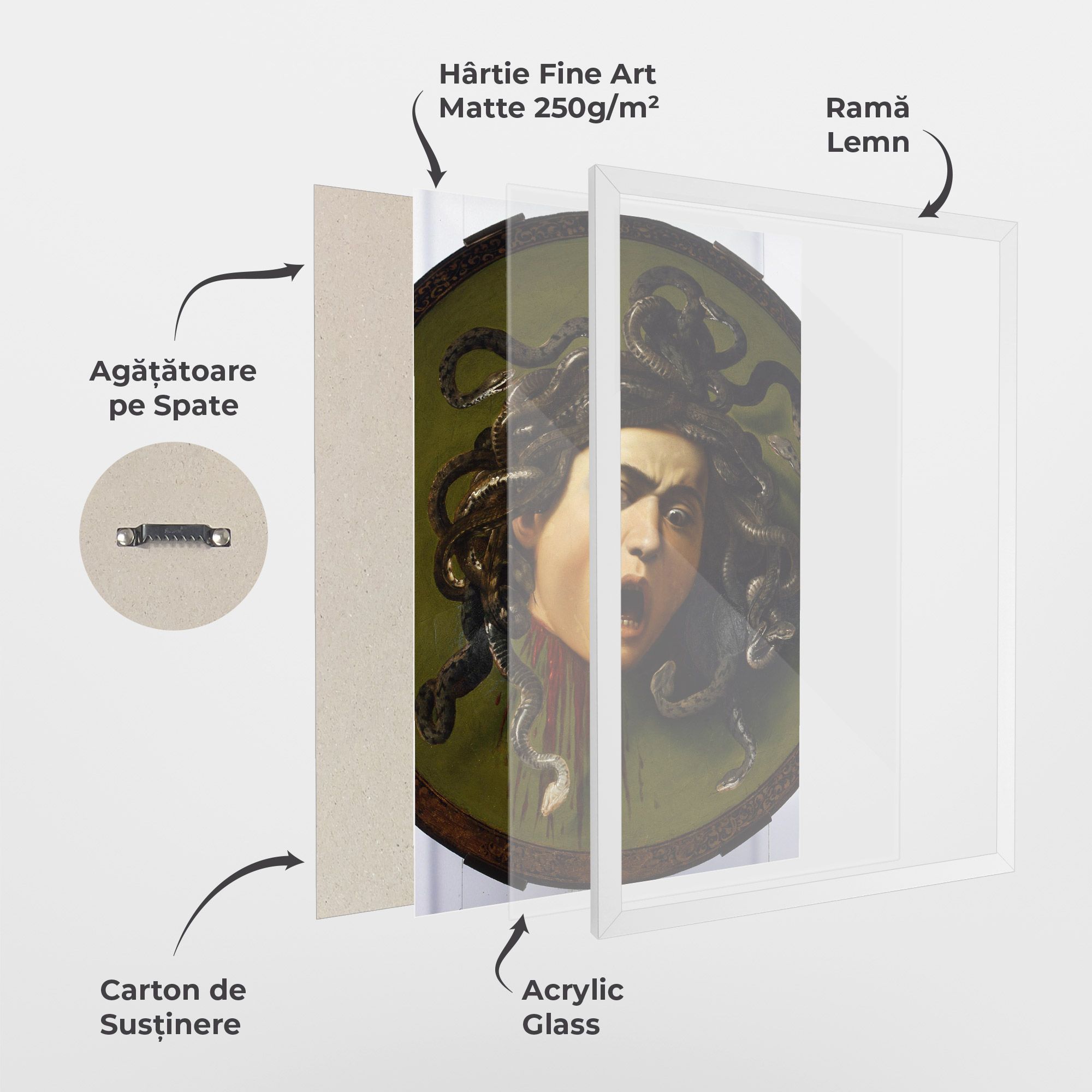 Caravaggio Medusa mockup 1