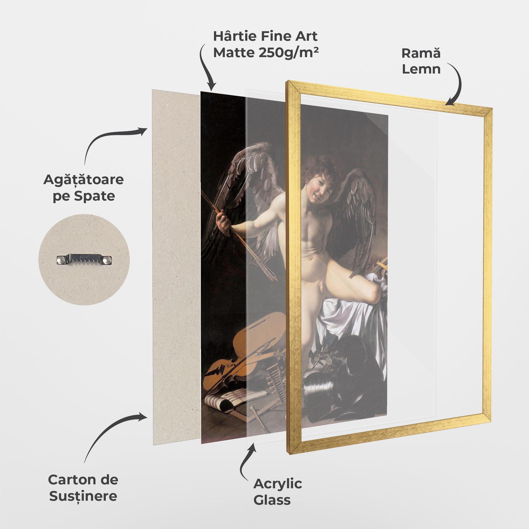 Poster Înrămat Amor Vincet Omnia mockup 1