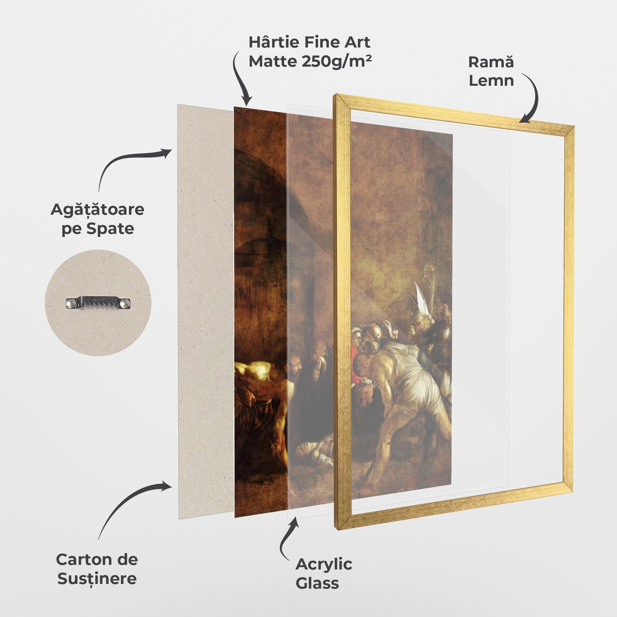 Poster Înrămat Burial Of Saint Lucy mockup 1