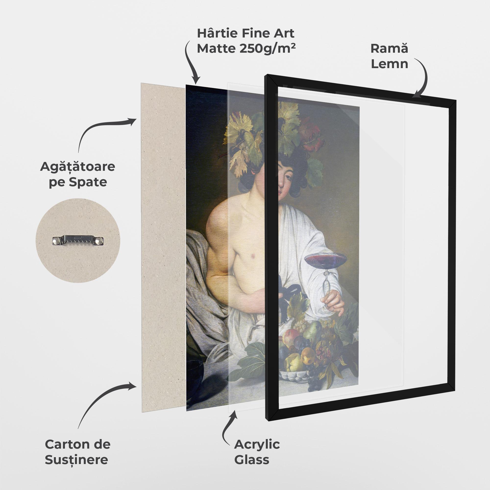 Poster Înrămat Bacchus mockup 1