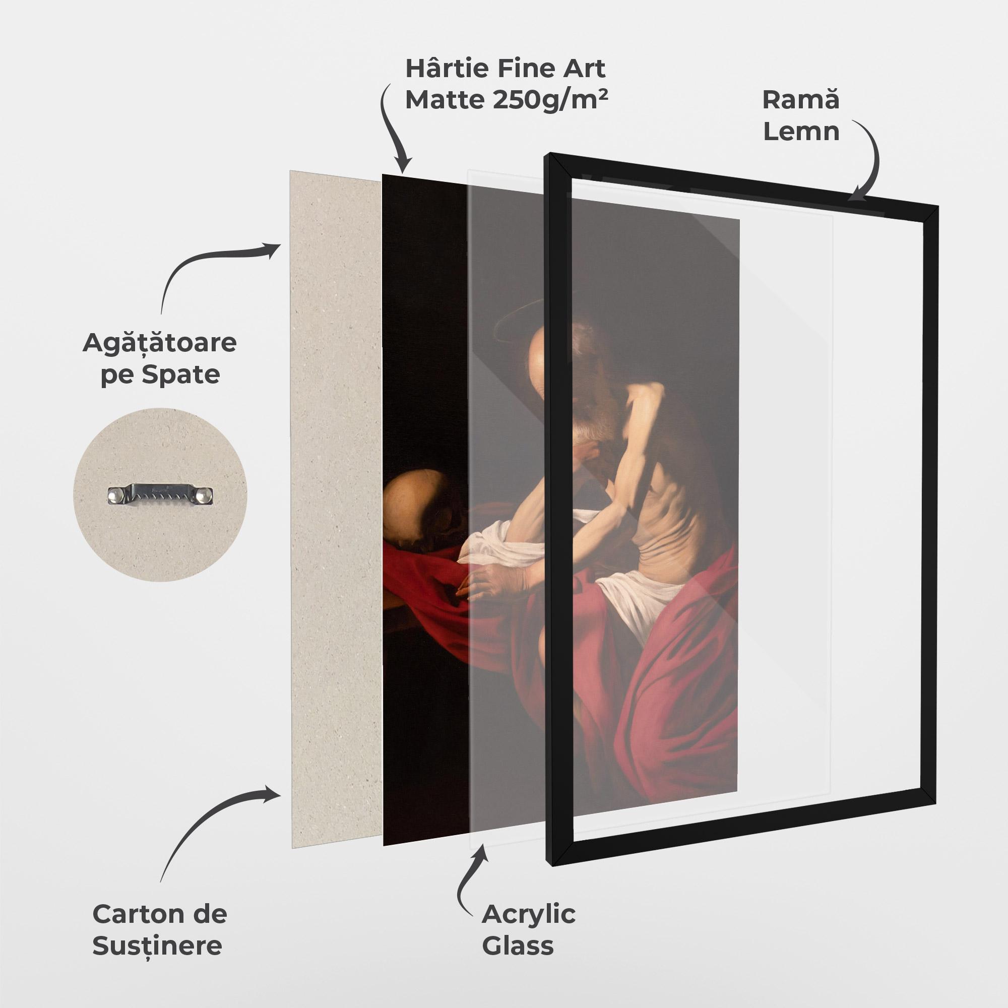 Poster Înrămat Sant Jeroni Penitent mockup 1