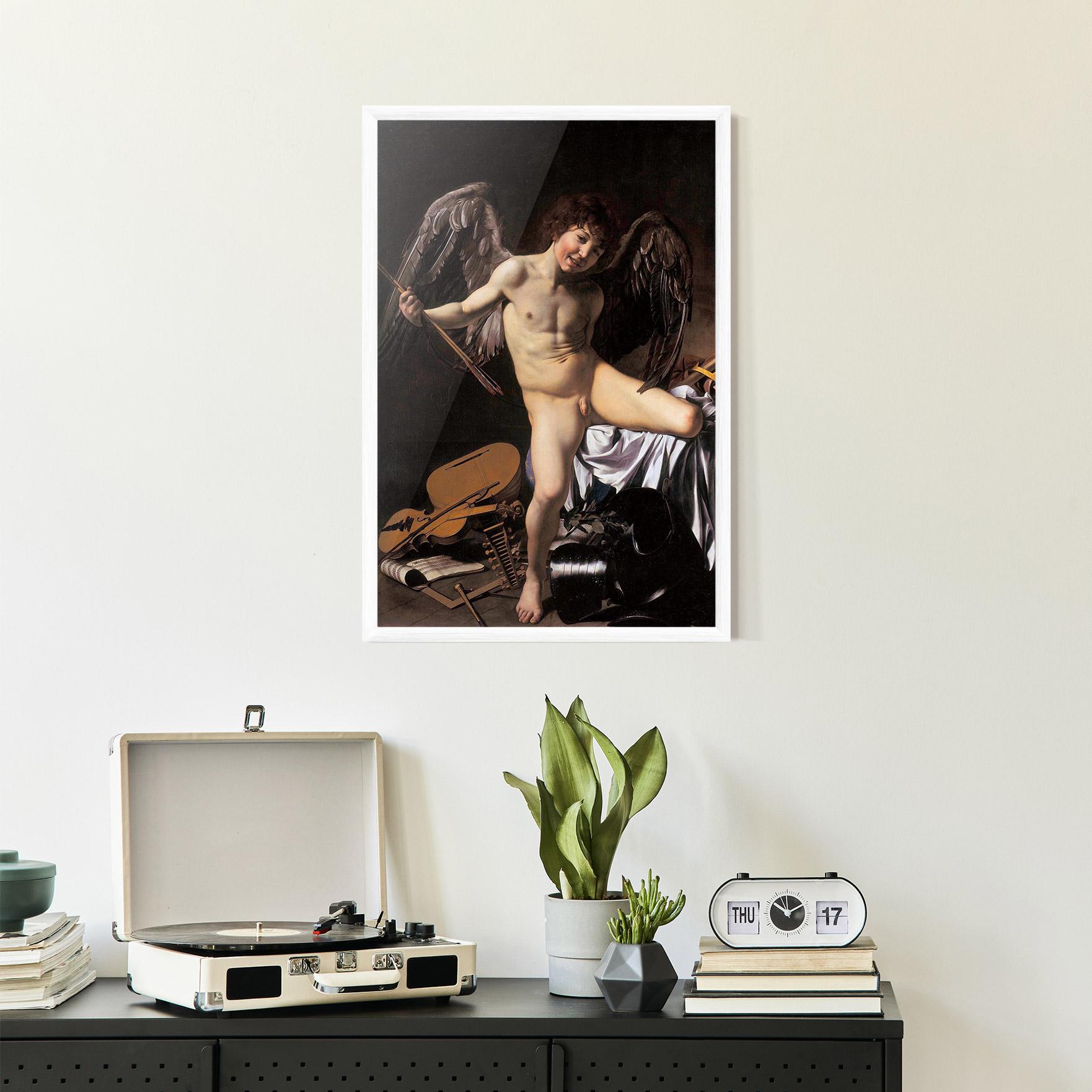 Poster Înrămat Amor Vincet Omnia mockup 2