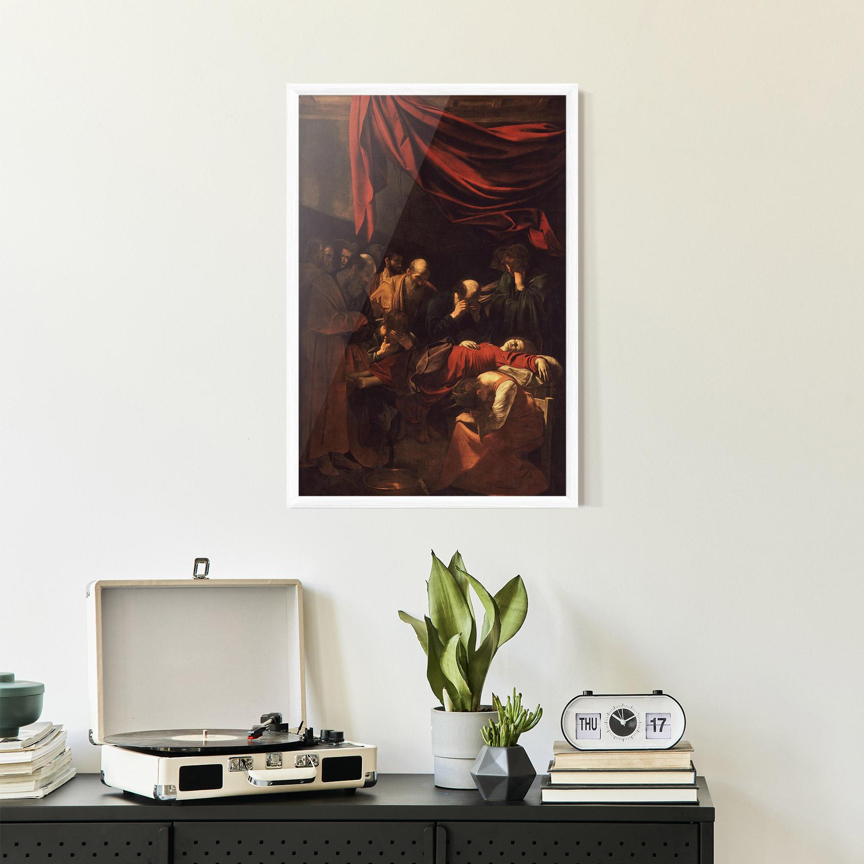 Poster Înrămat Death Of The Virgin mockup 2