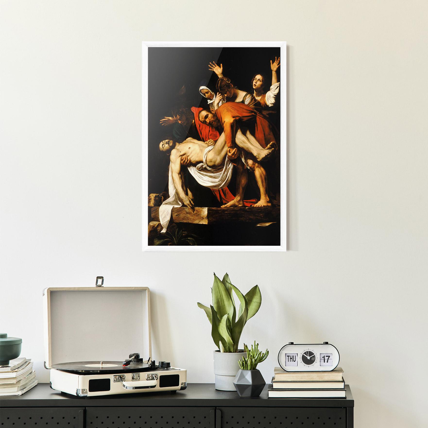 Poster Înrămat The Entombment Of Christ mockup 2