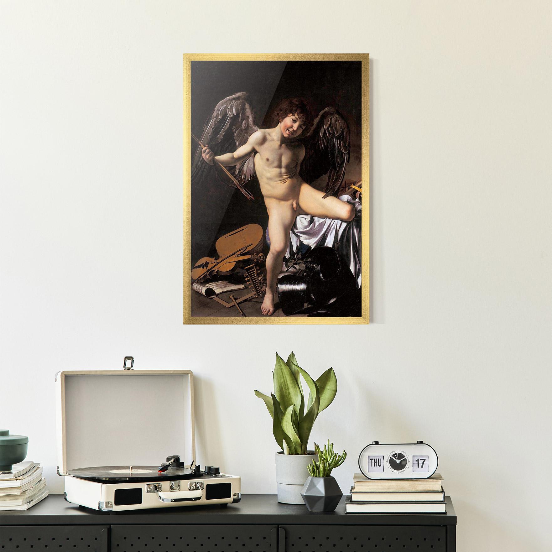 Poster Înrămat Amor Vincet Omnia mockup 2