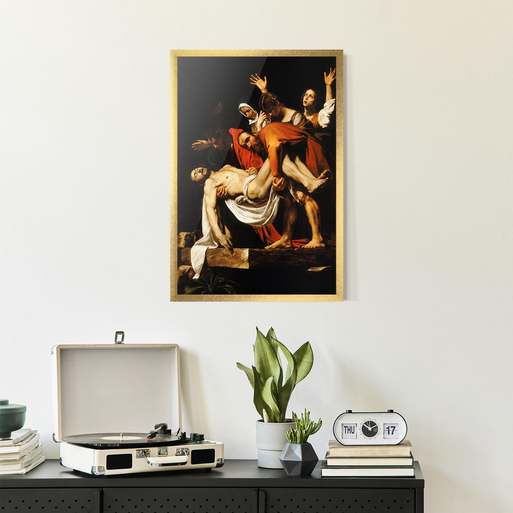 Poster Înrămat The Entombment Of Christ mockup 2