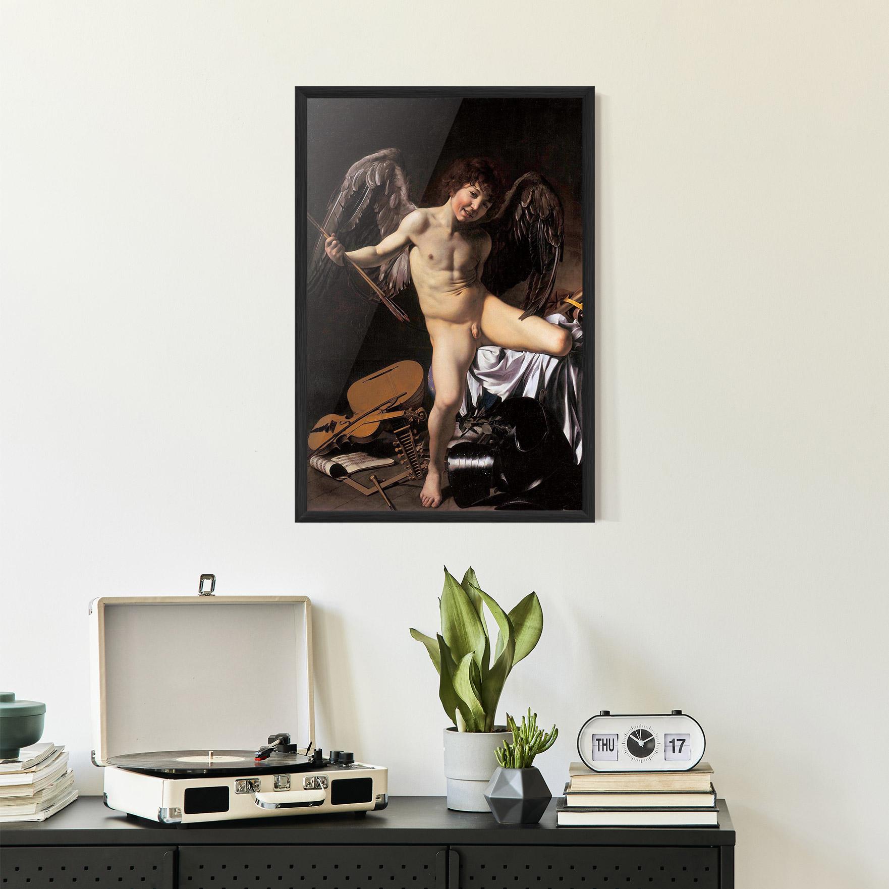 Poster Înrămat Amor Vincet Omnia mockup 2