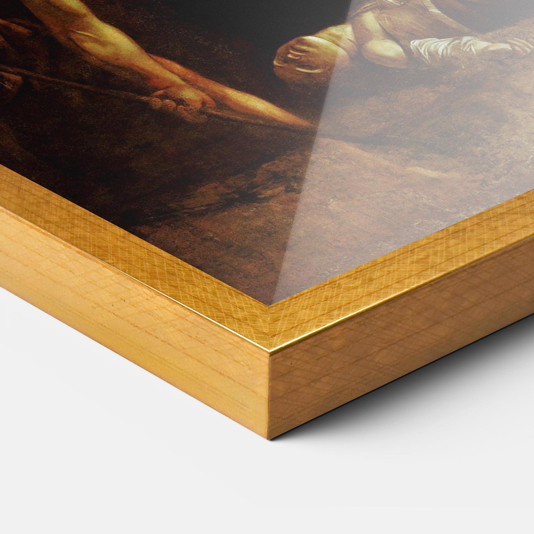 Poster Înrămat Burial Of Saint Lucy mockup 3