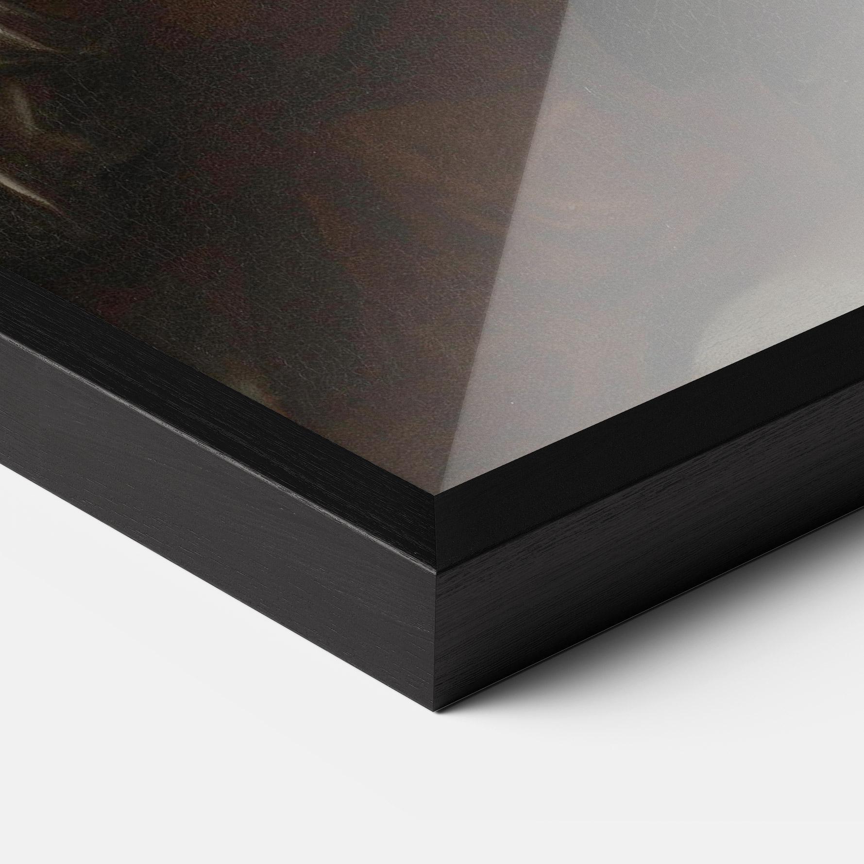 Poster Înrămat Boy Bitten By A Lizard mockup 3