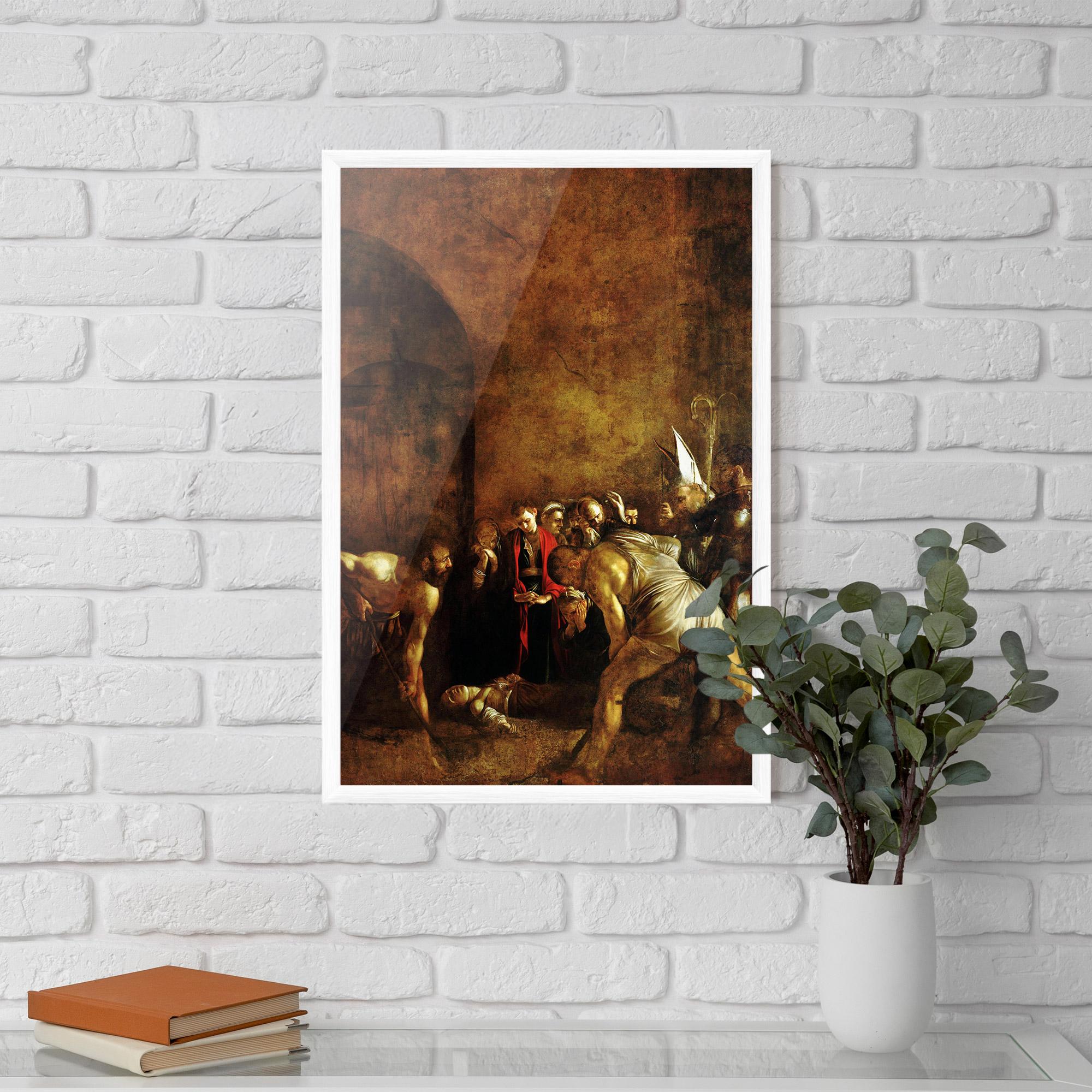 Poster Înrămat Burial Of Saint Lucy mockup 5