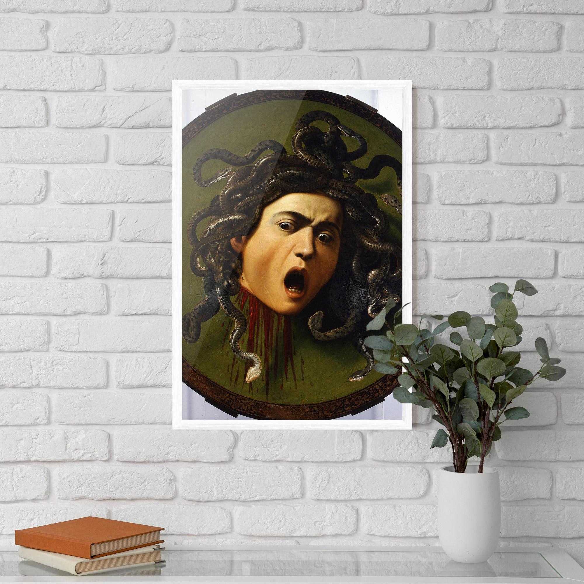 Poster Înrămat Caravaggio Medusa mockup 5