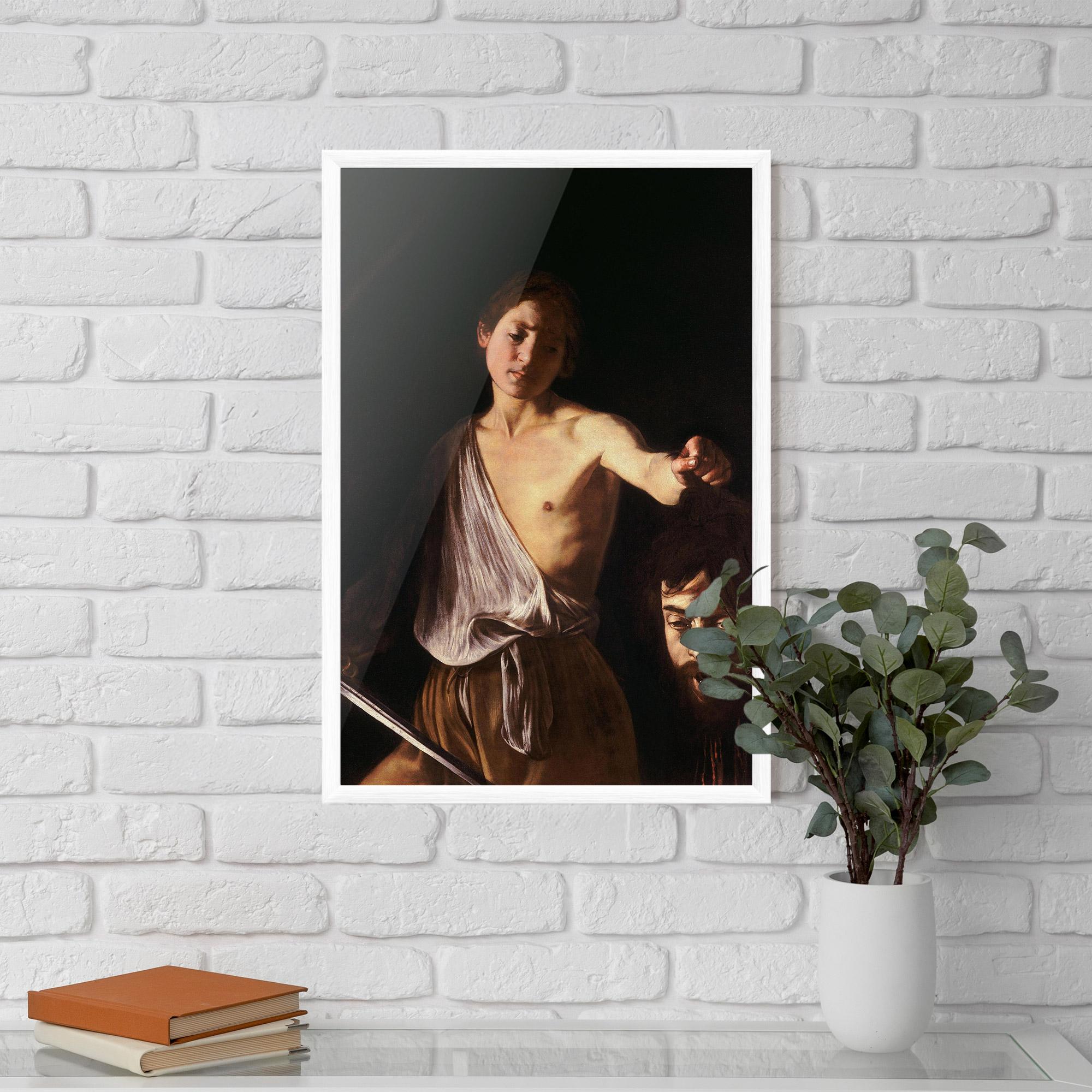 Poster Înrămat David With The Head Of Goliath mockup 5