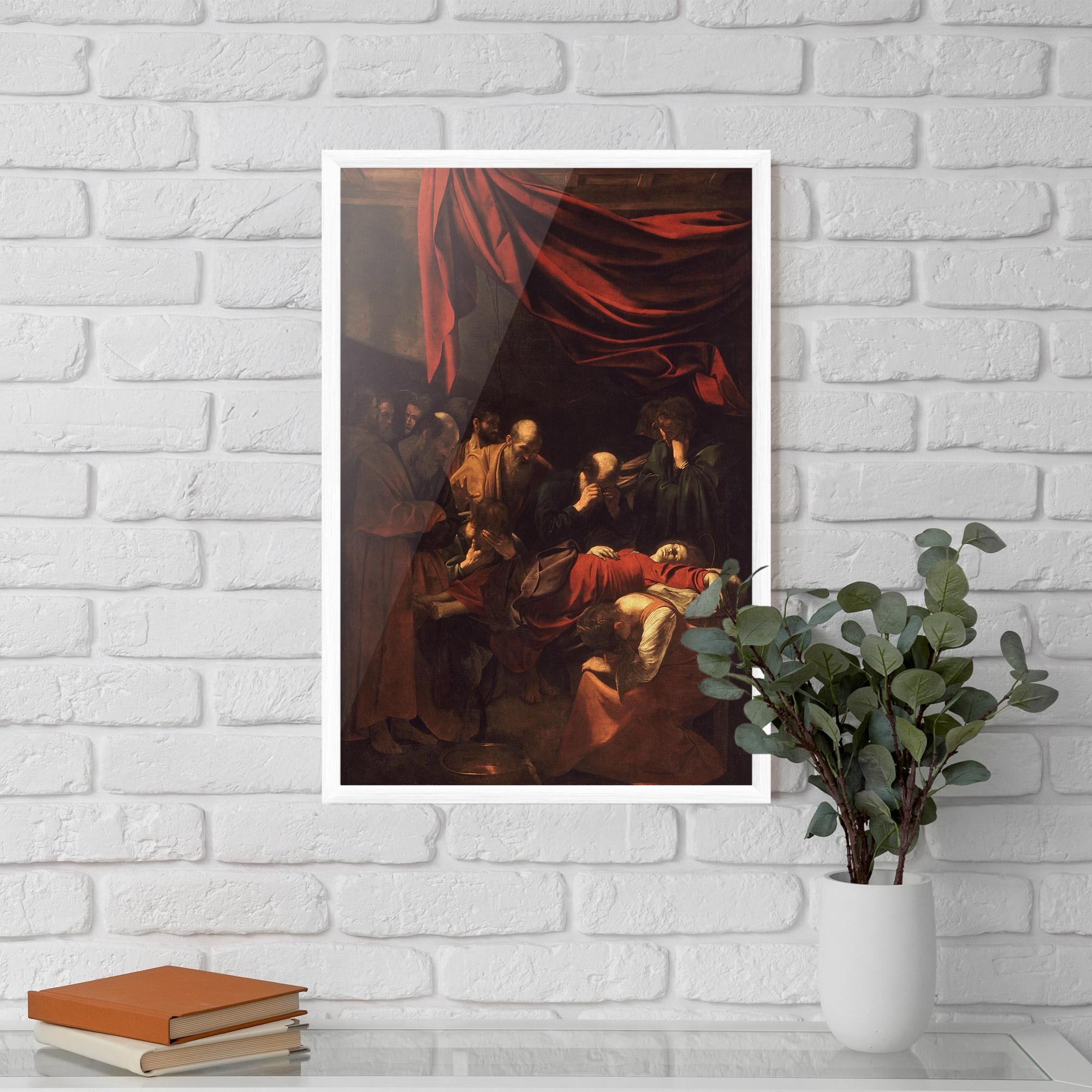 Poster Înrămat Death Of The Virgin mockup 5