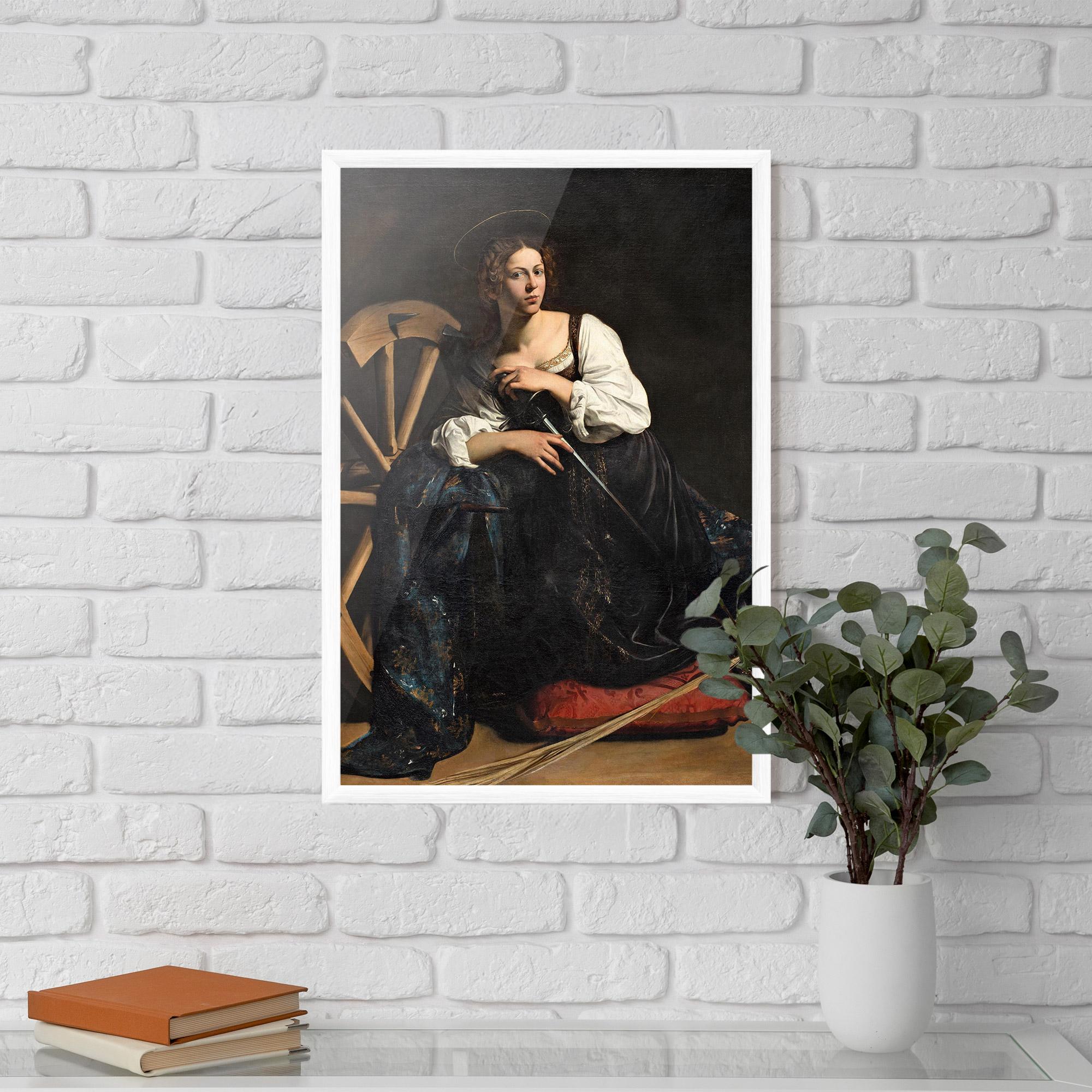 Poster Înrămat Saint Catherine Of Alexandria mockup 5