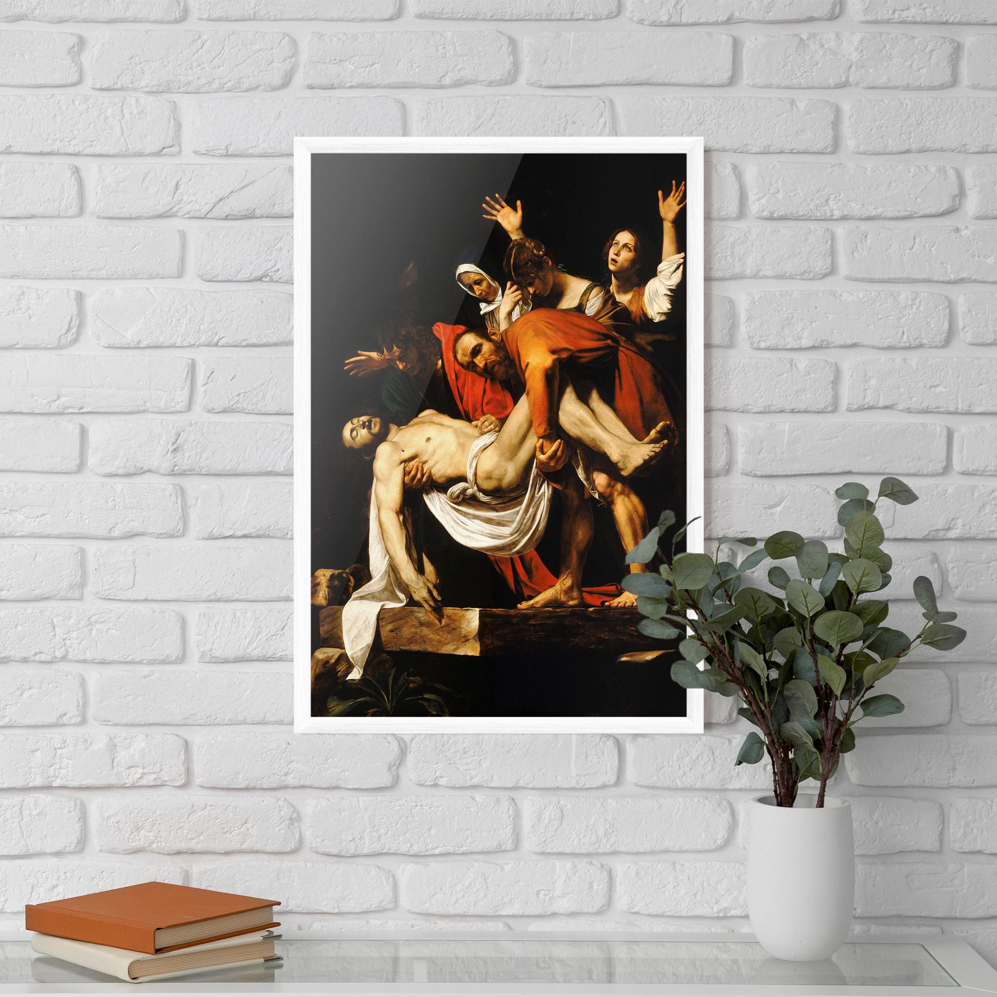 Poster Înrămat The Entombment Of Christ mockup 5