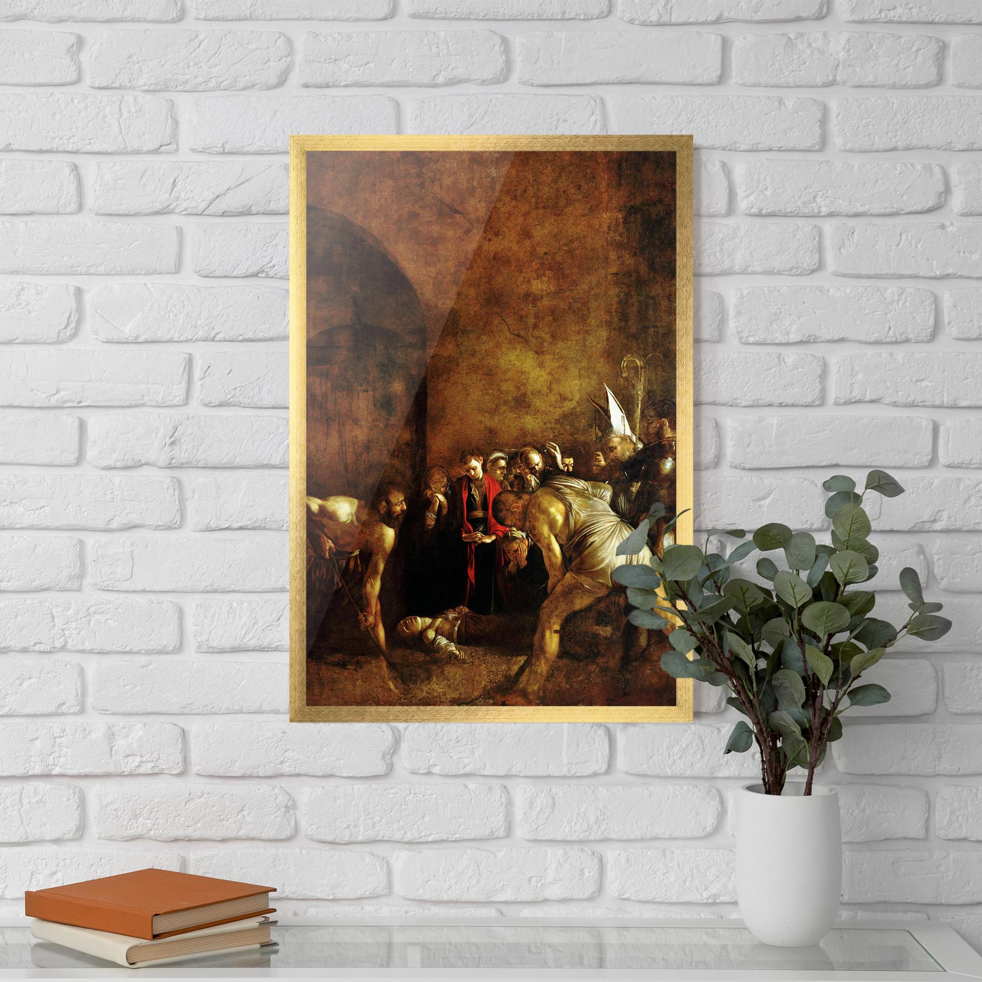 Poster Înrămat Burial Of Saint Lucy mockup 5