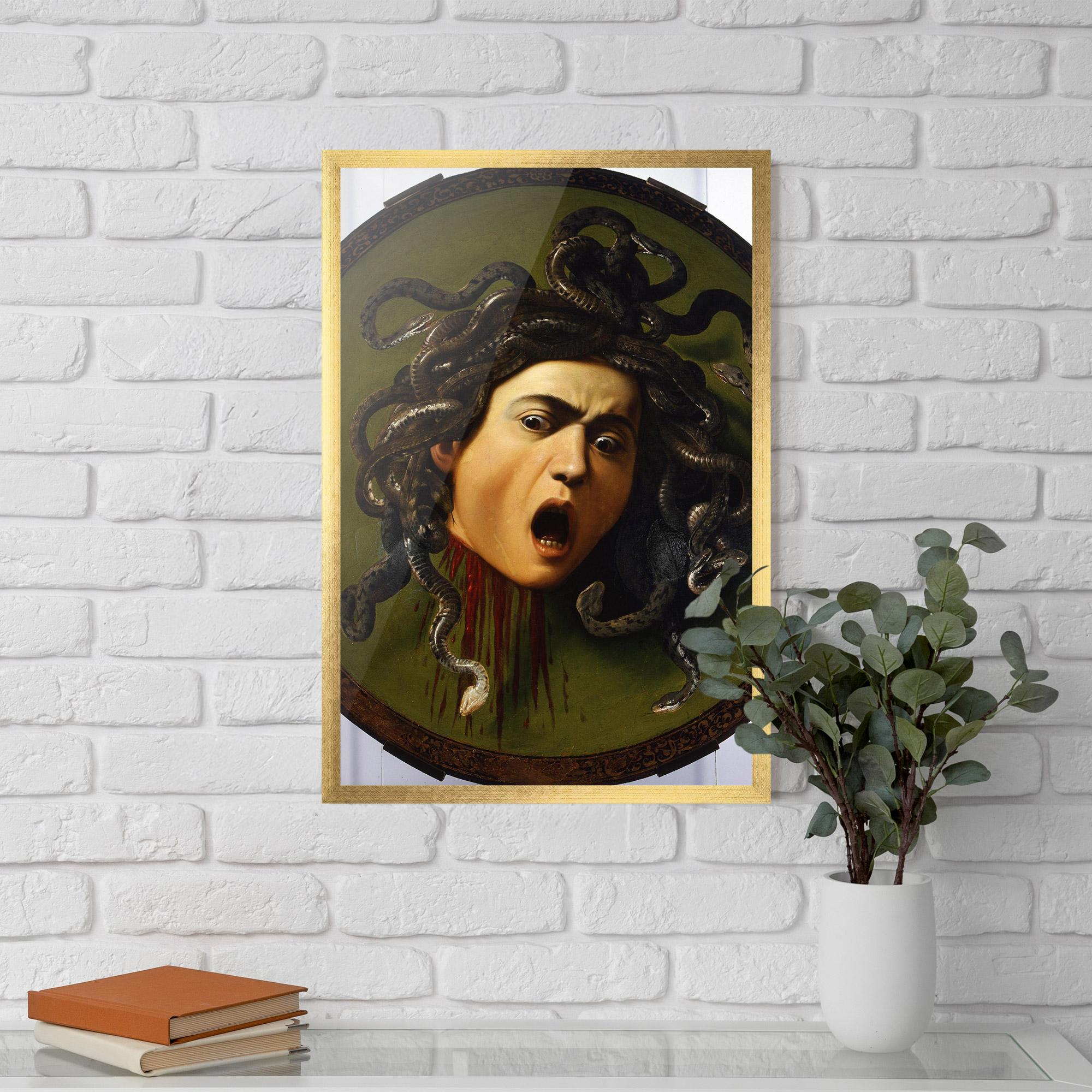 Poster Înrămat Caravaggio Medusa mockup 5