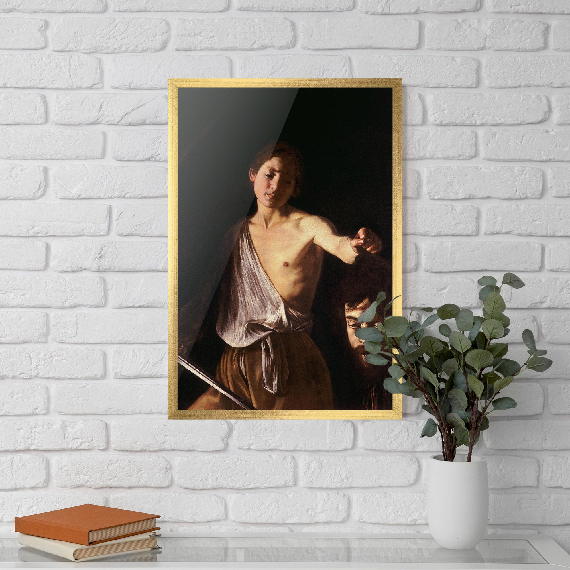 David With The Head Of Goliath mockup 5