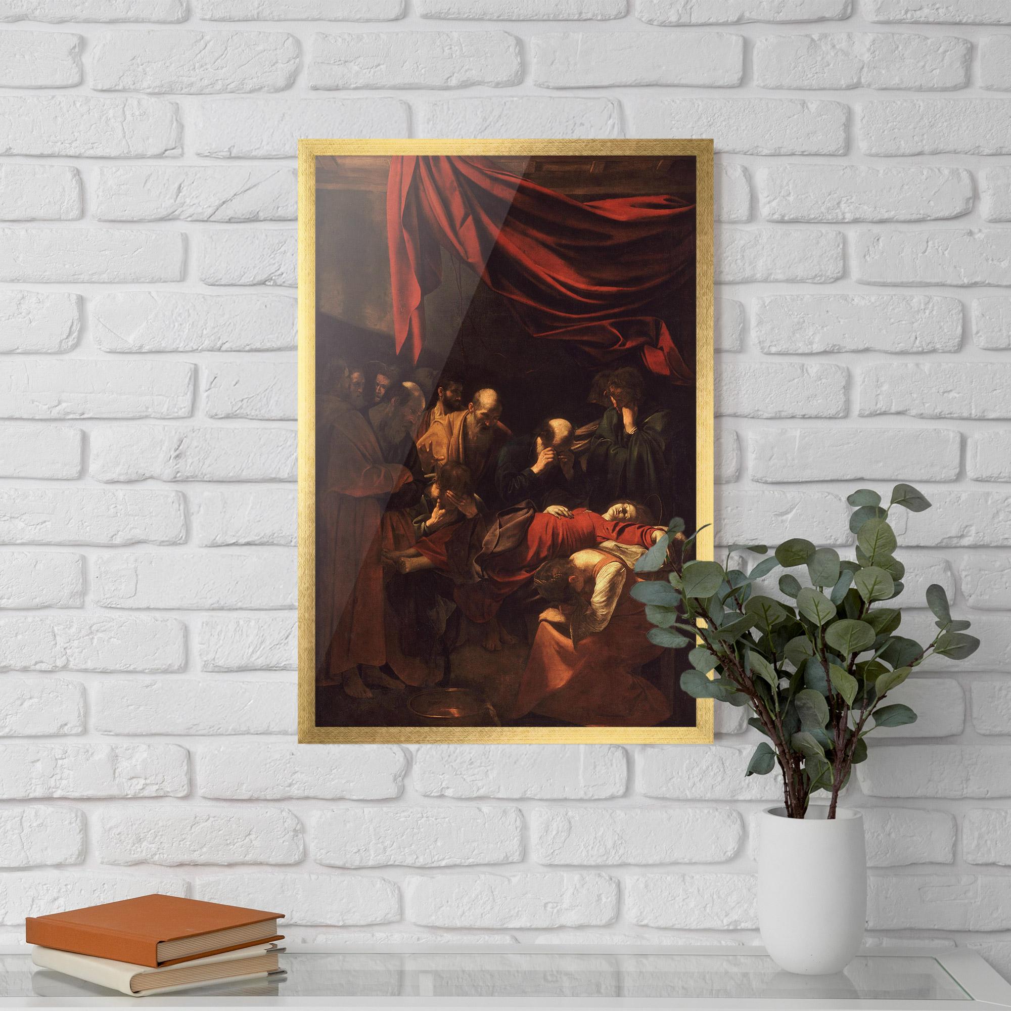 Poster Înrămat Death Of The Virgin mockup 5