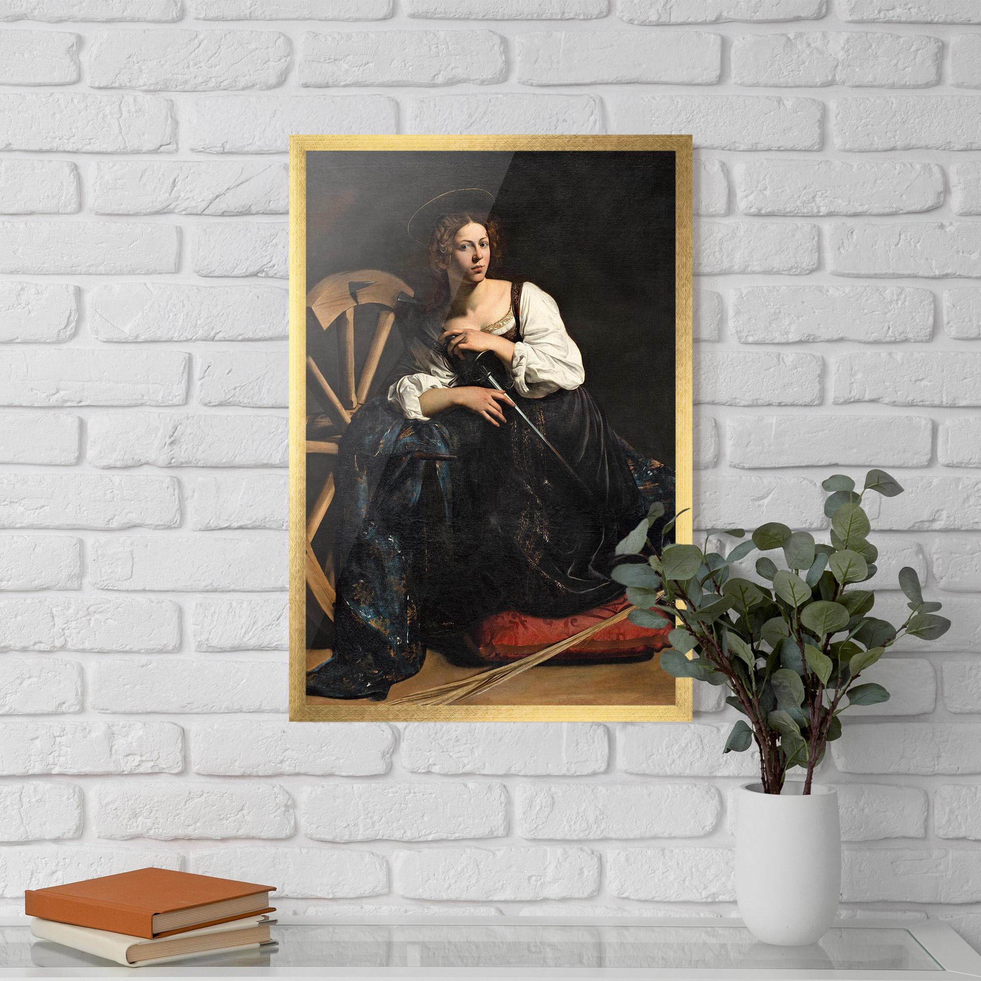 Poster Înrămat Saint Catherine Of Alexandria mockup 5