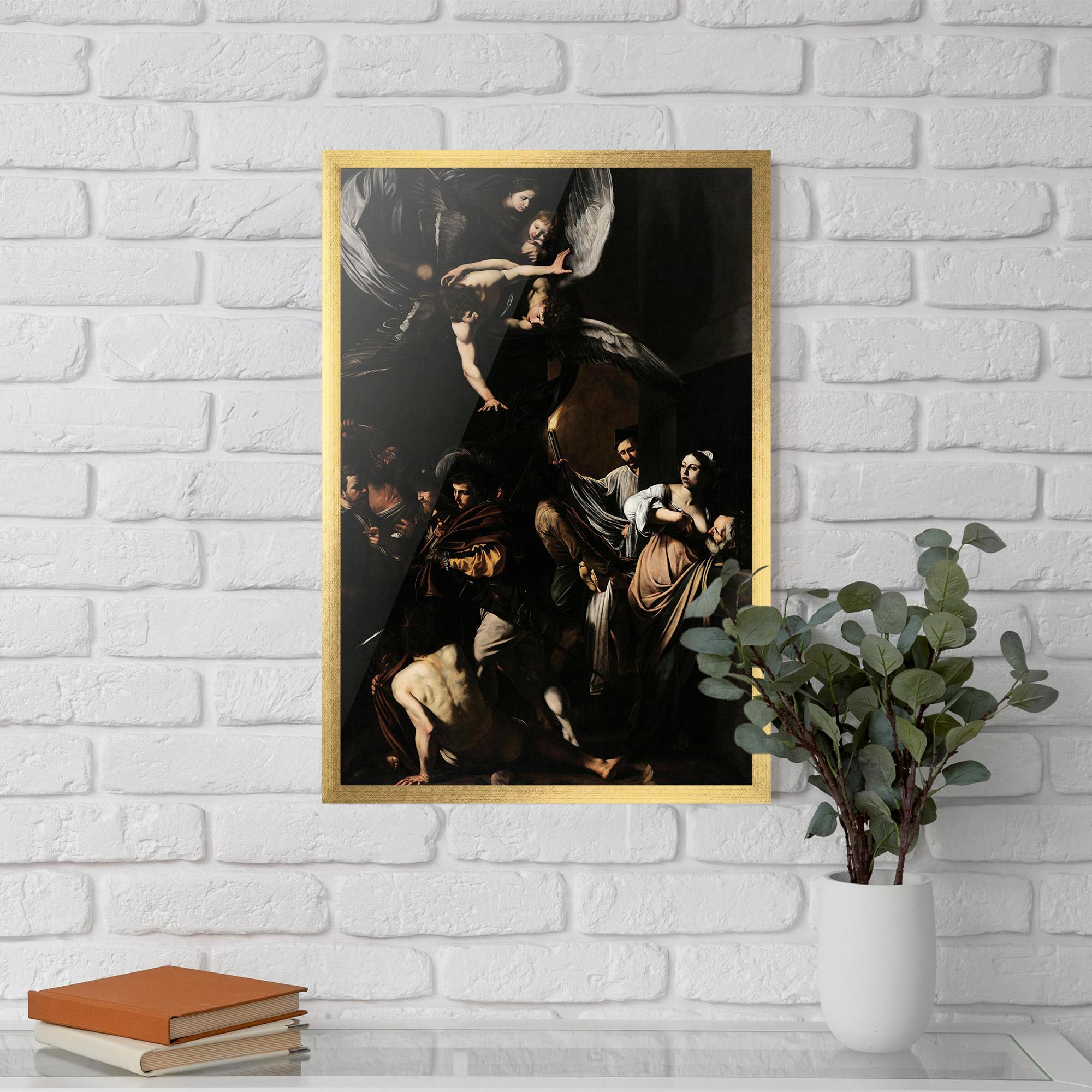 Poster Înrămat Sette Opere Di Misericordia mockup 5