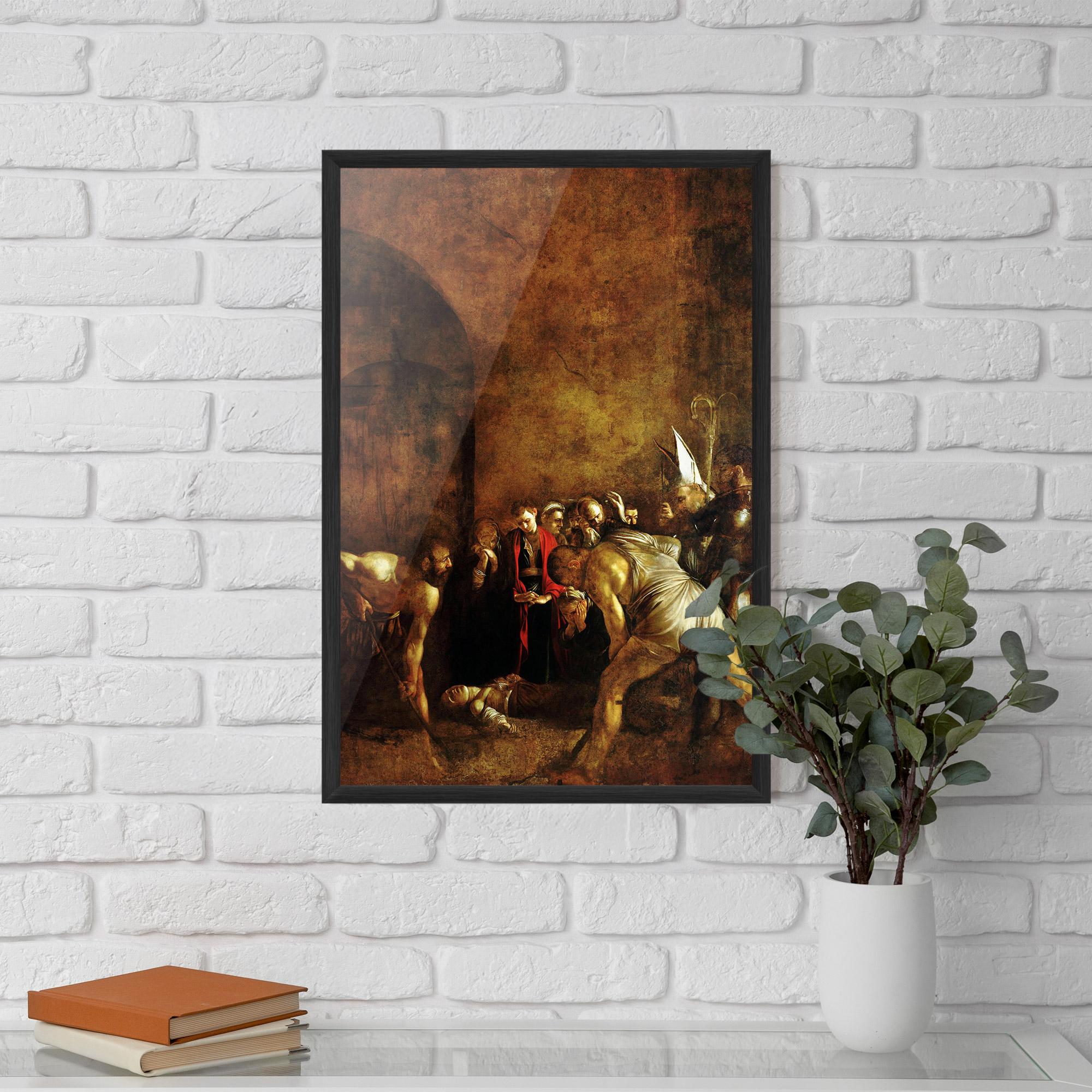 Poster Înrămat Burial Of Saint Lucy mockup 5