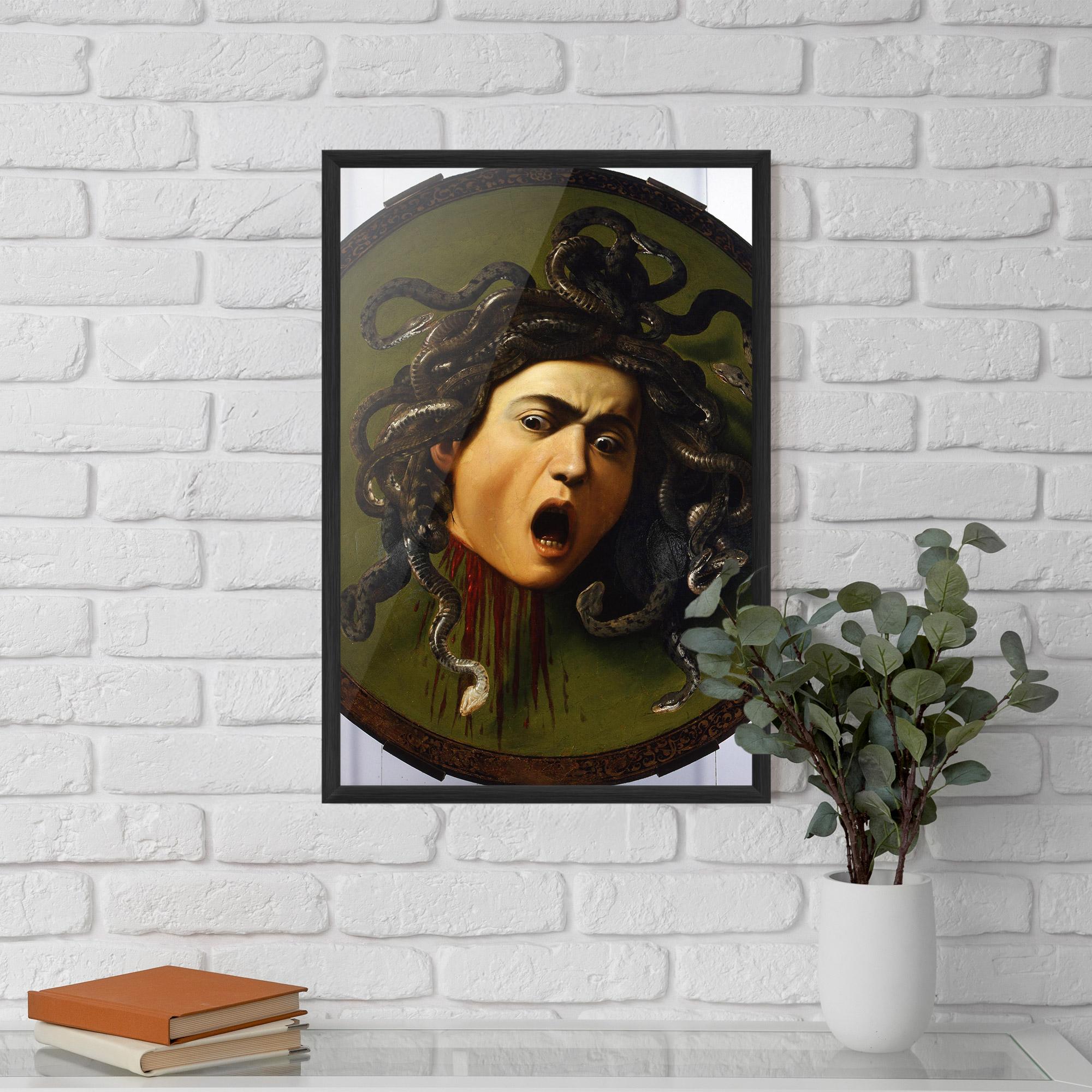 Poster Înrămat Caravaggio Medusa mockup 5