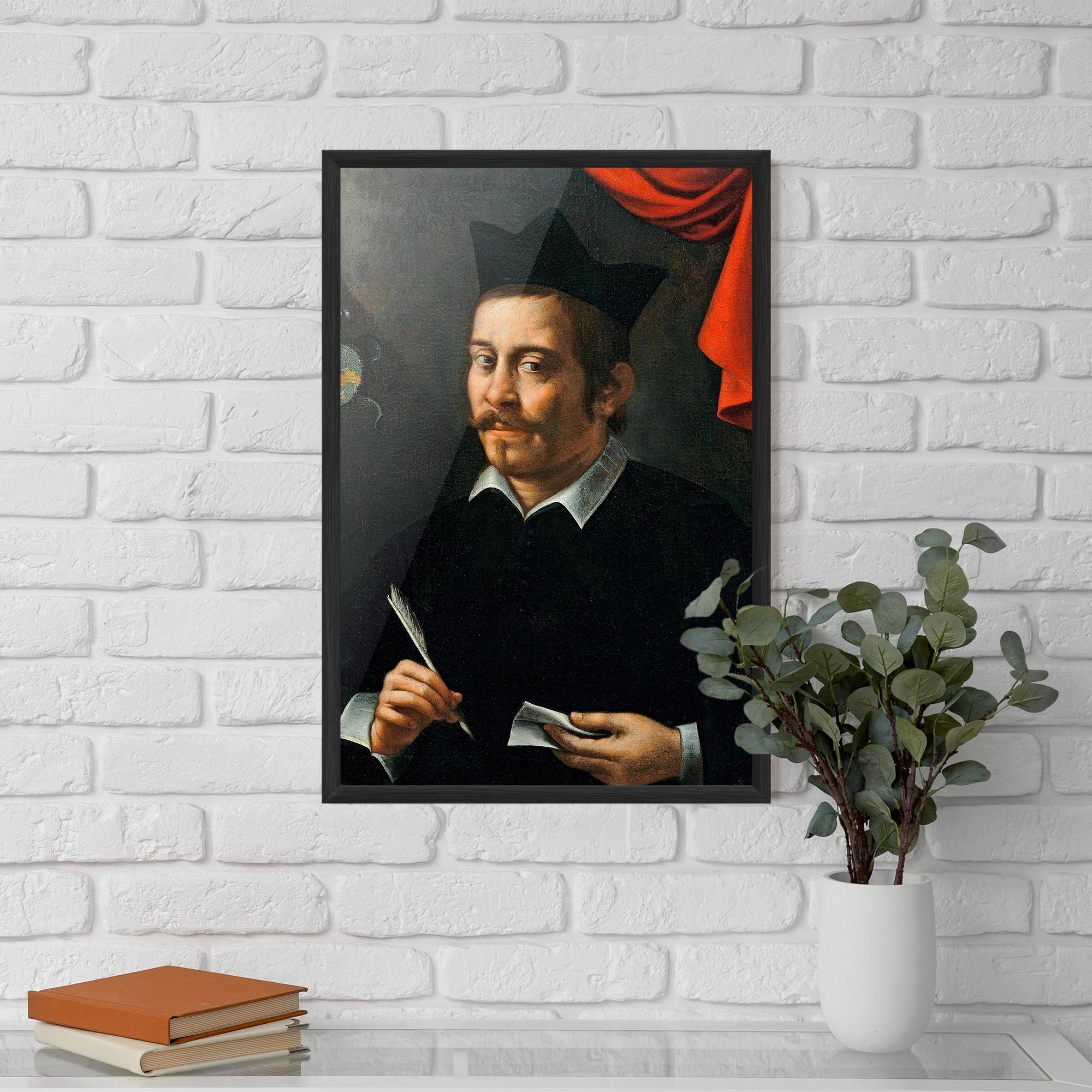 Poster Înrămat Portrait Of A Prelate mockup 5