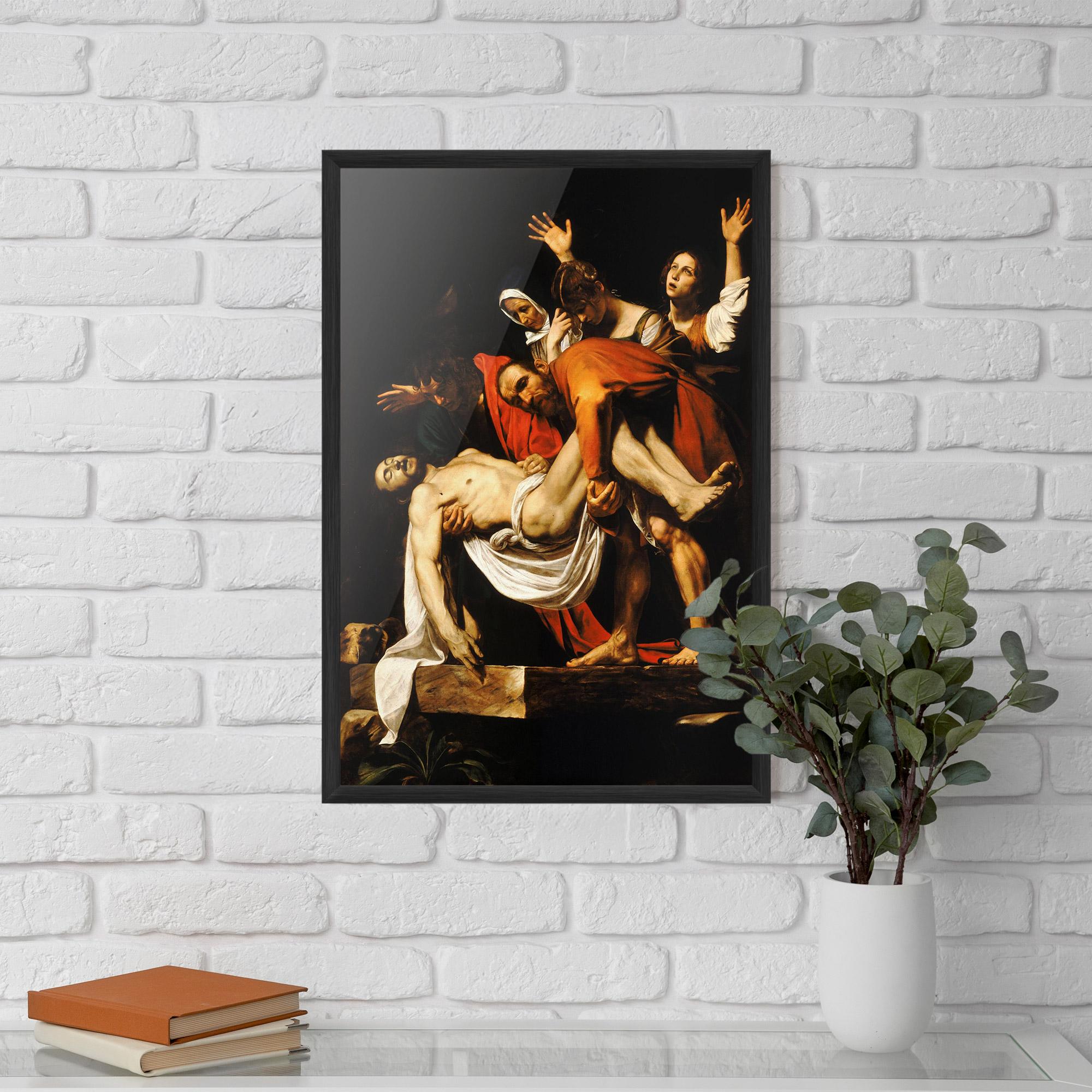 Poster Înrămat The Entombment Of Christ mockup 5