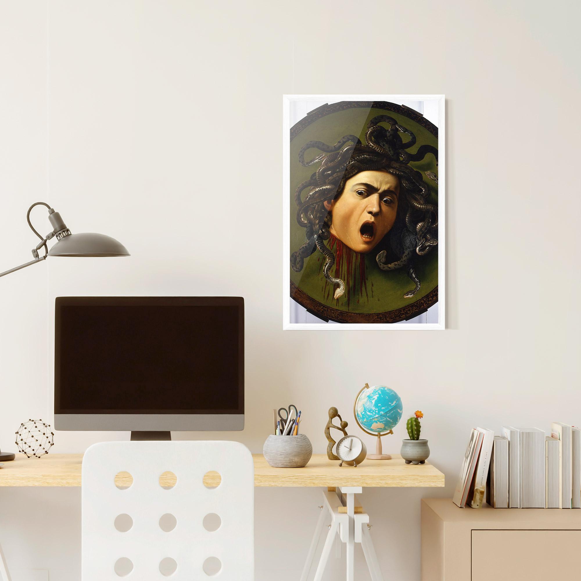 Poster Înrămat Caravaggio Medusa mockup 6