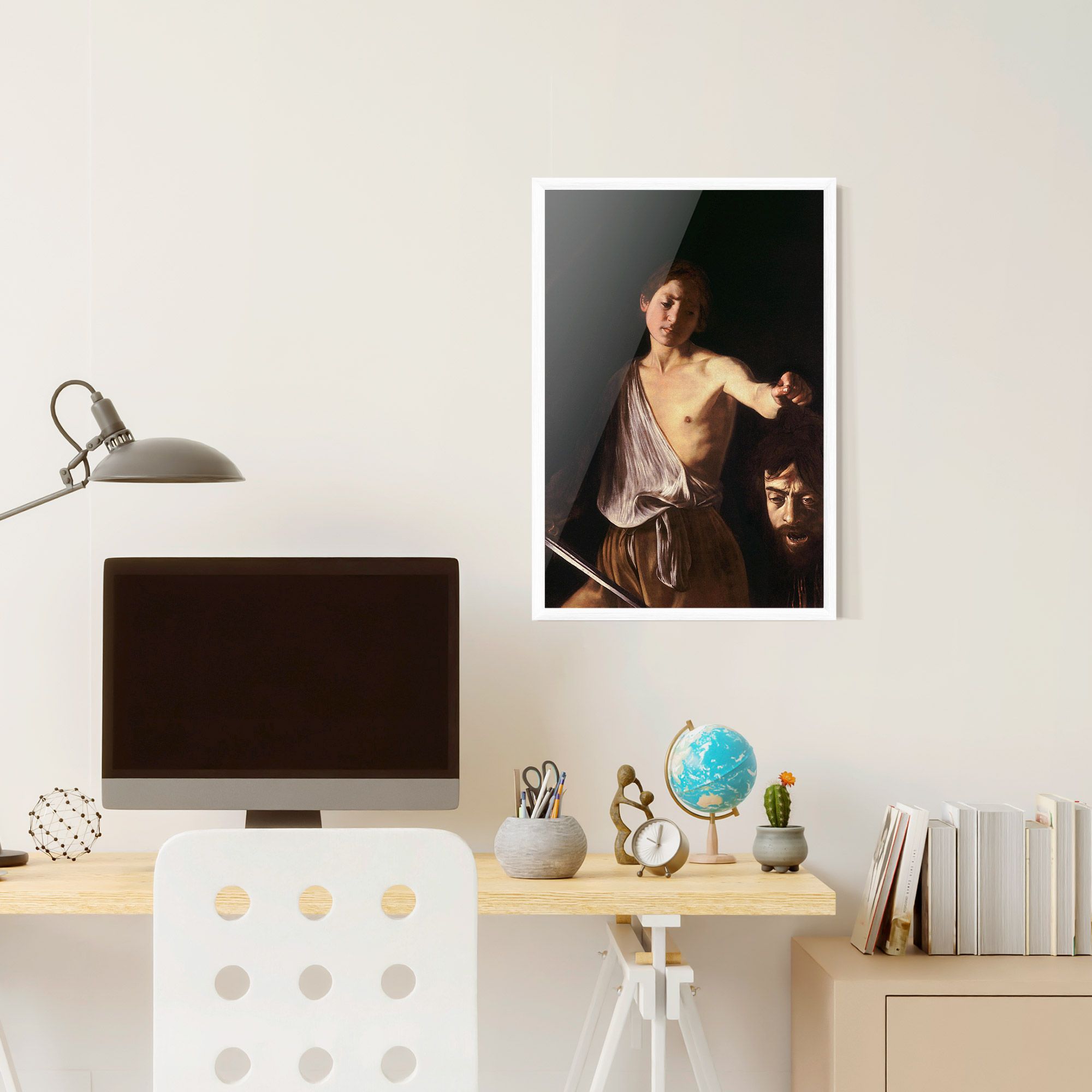 David With The Head Of Goliath mockup 6