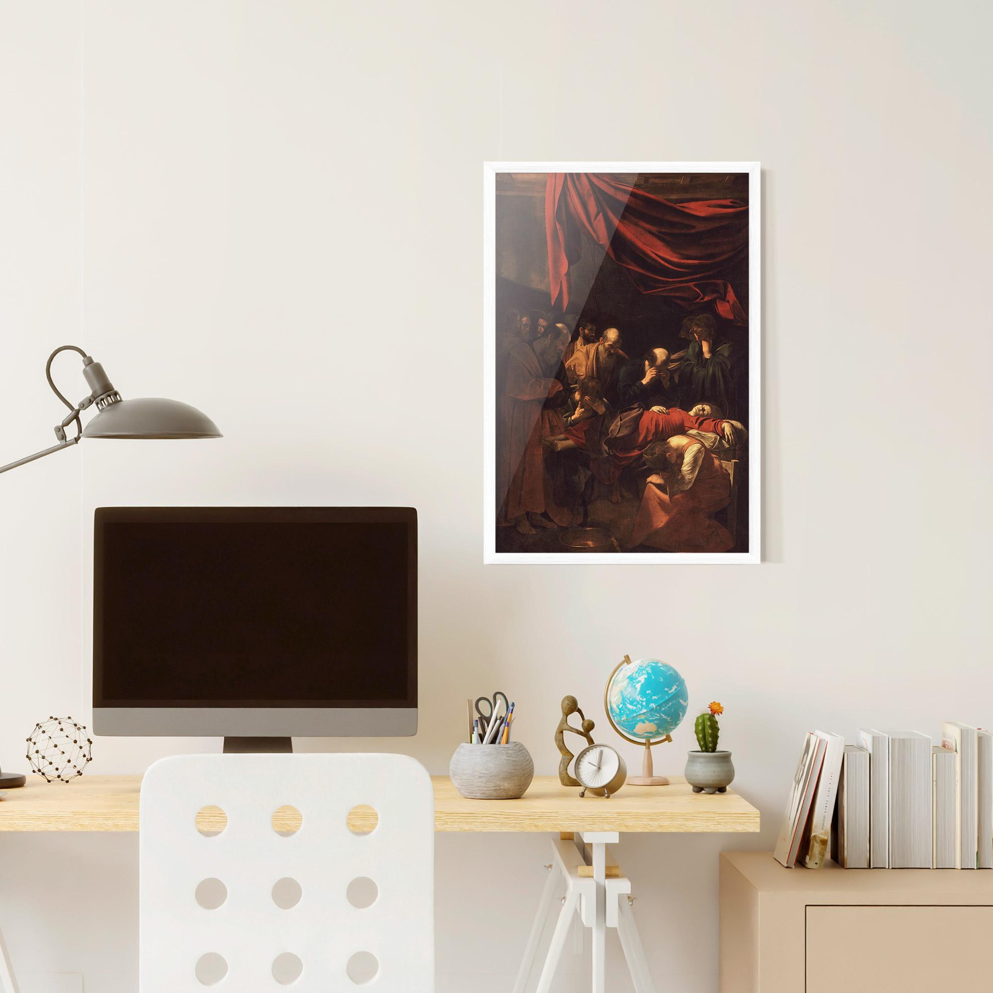 Poster Înrămat Death Of The Virgin mockup 6