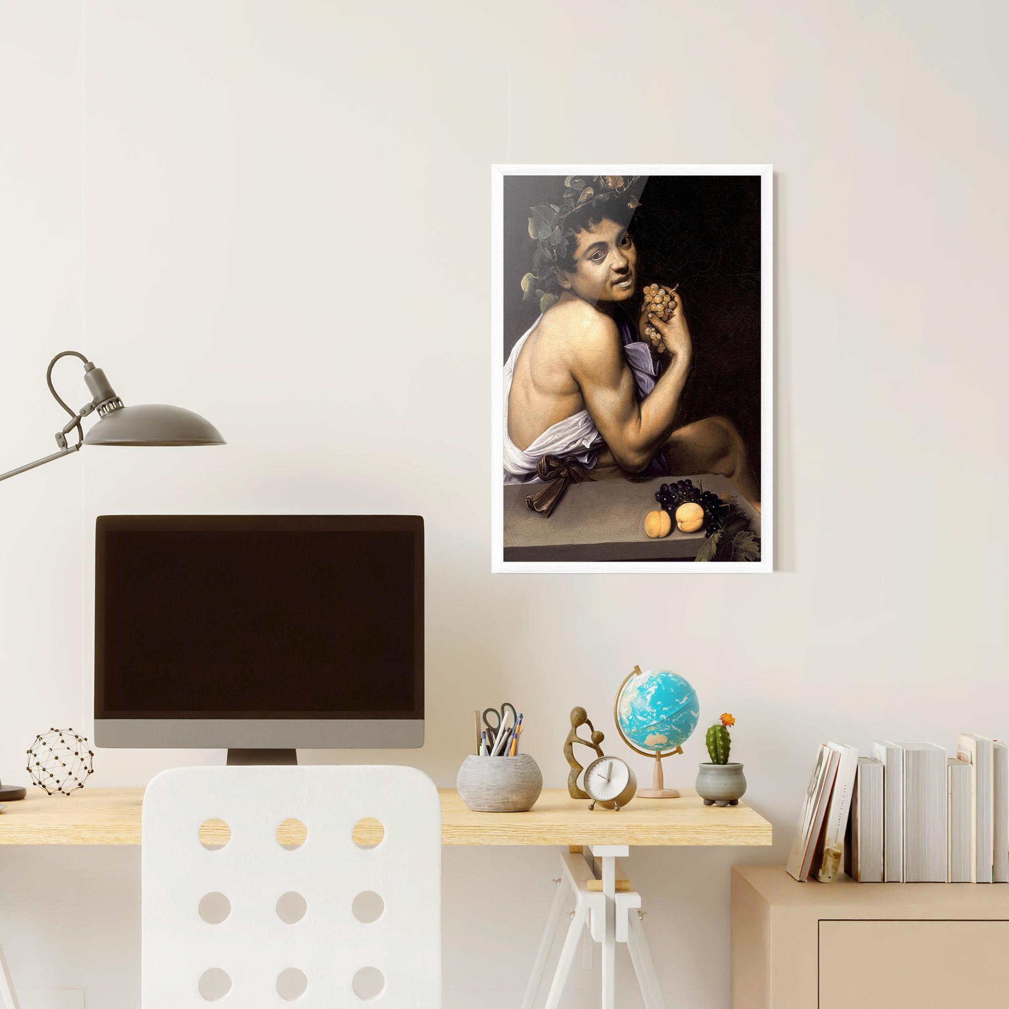 Poster Înrămat Young Sick Bacchus mockup 6