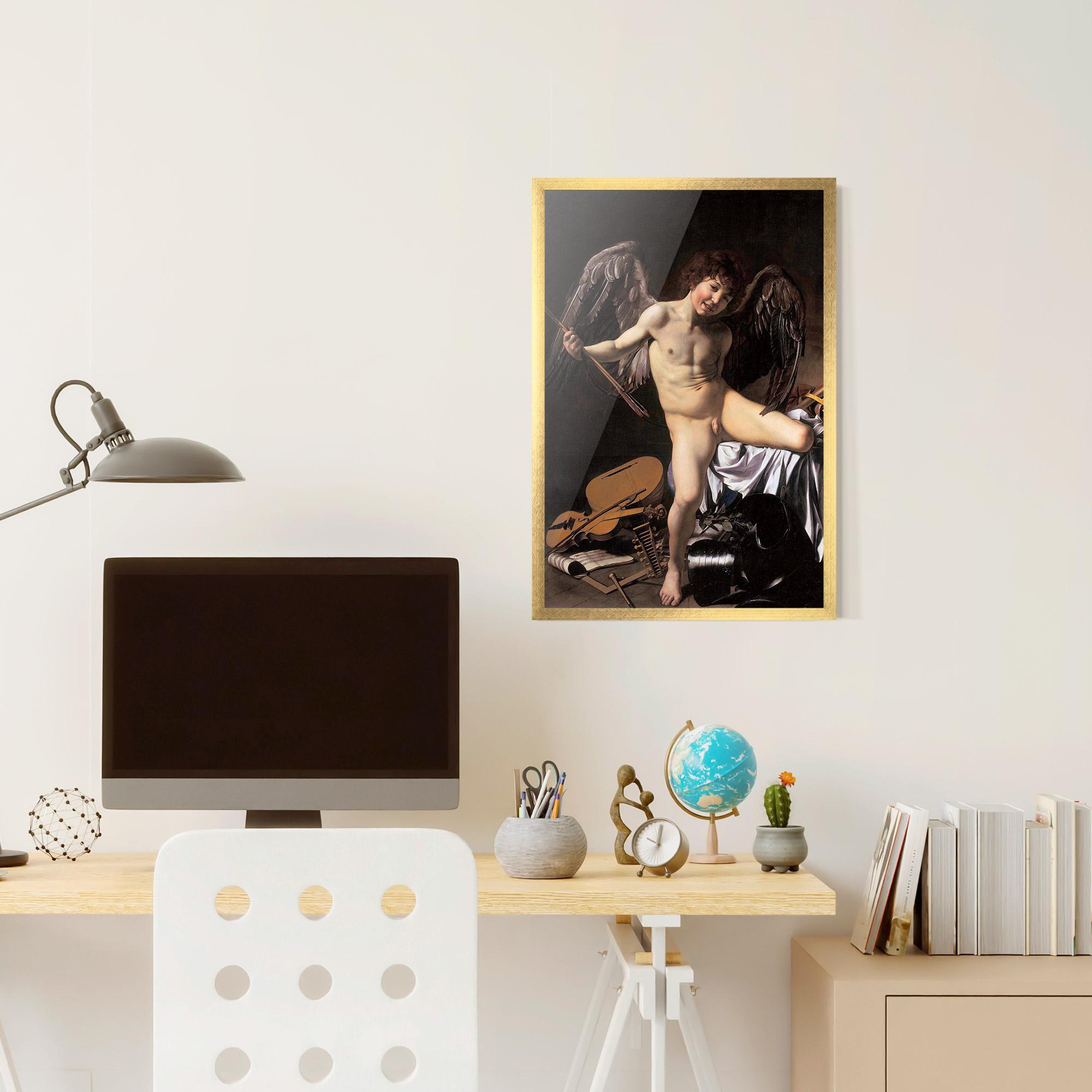 Poster Înrămat Amor Vincet Omnia mockup 6