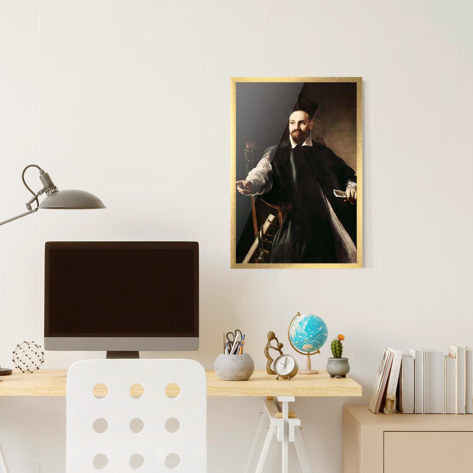 Poster Înrămat Caravaggio Maffeo Barberini mockup 6
