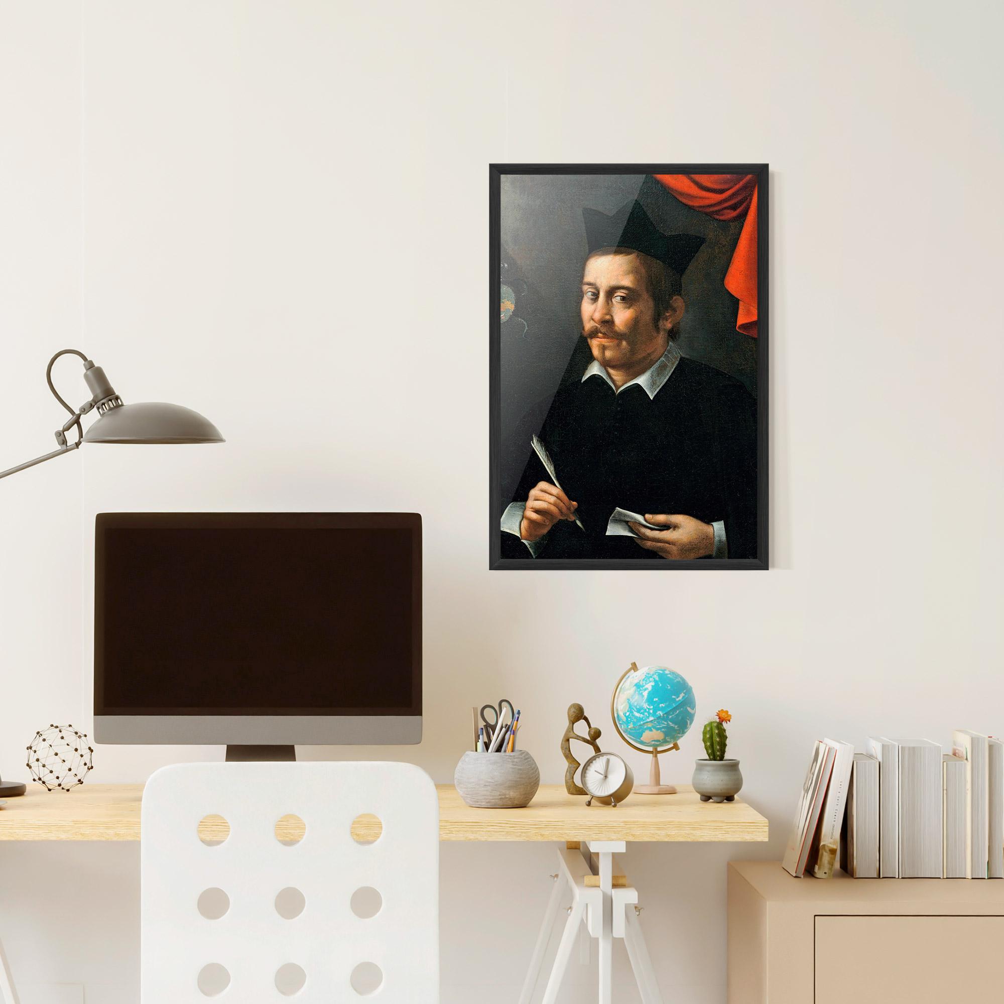 Poster Înrămat Portrait Of A Prelate mockup 6