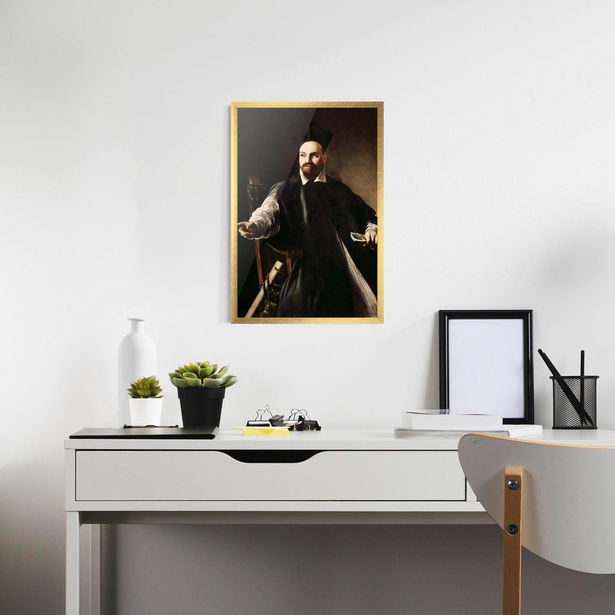 Poster Înrămat Caravaggio Maffeo Barberini mockup 7