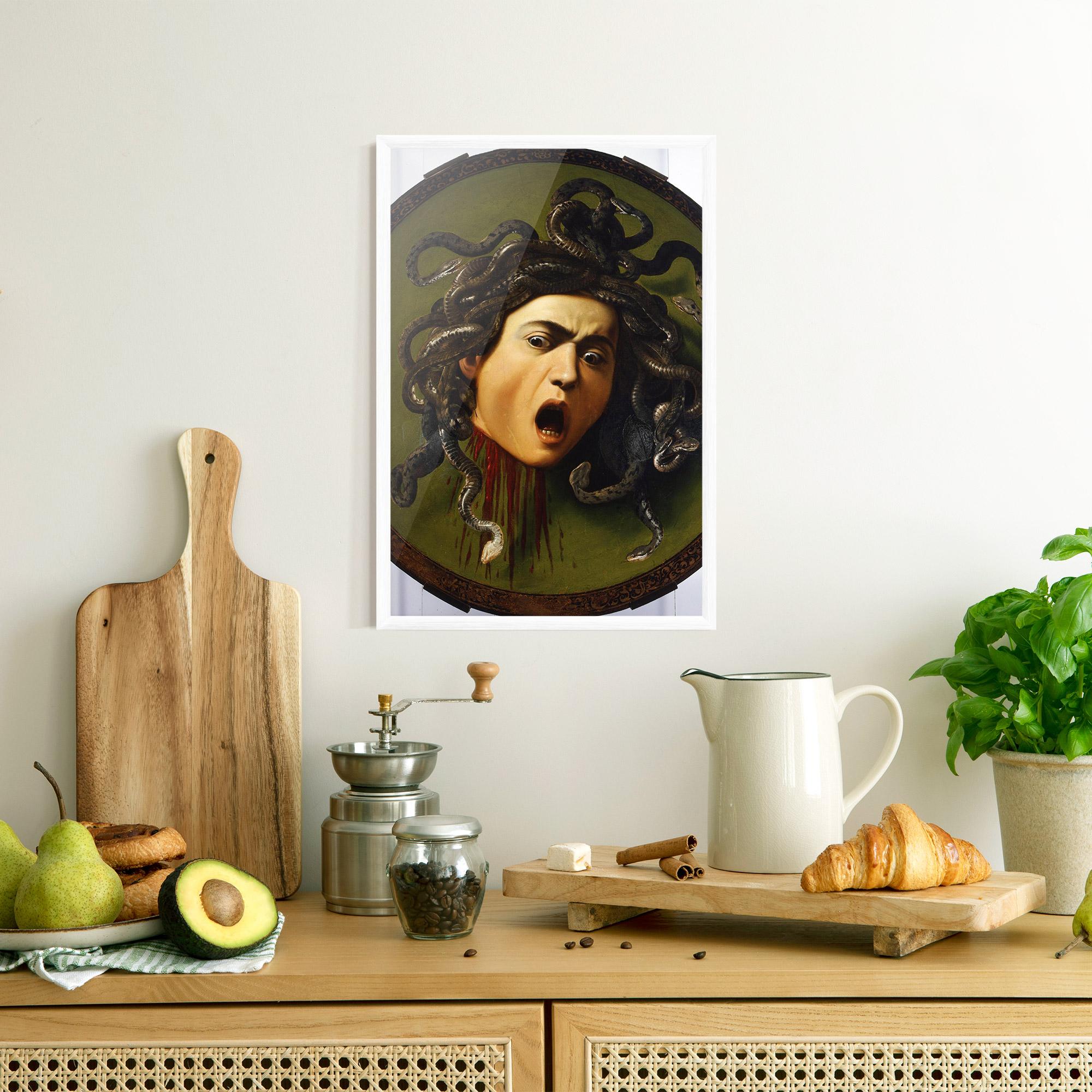 Poster Înrămat Caravaggio Medusa mockup 8