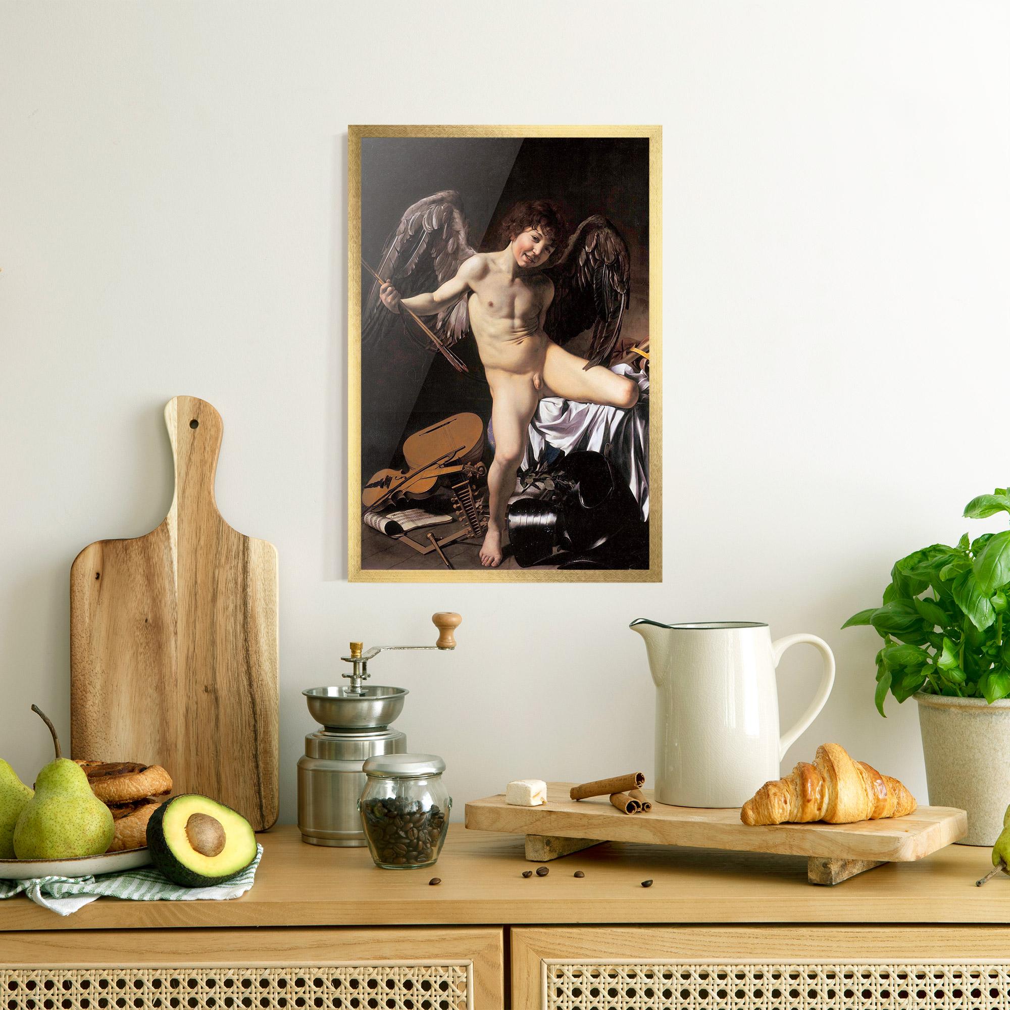 Poster Înrămat Amor Vincet Omnia mockup 8