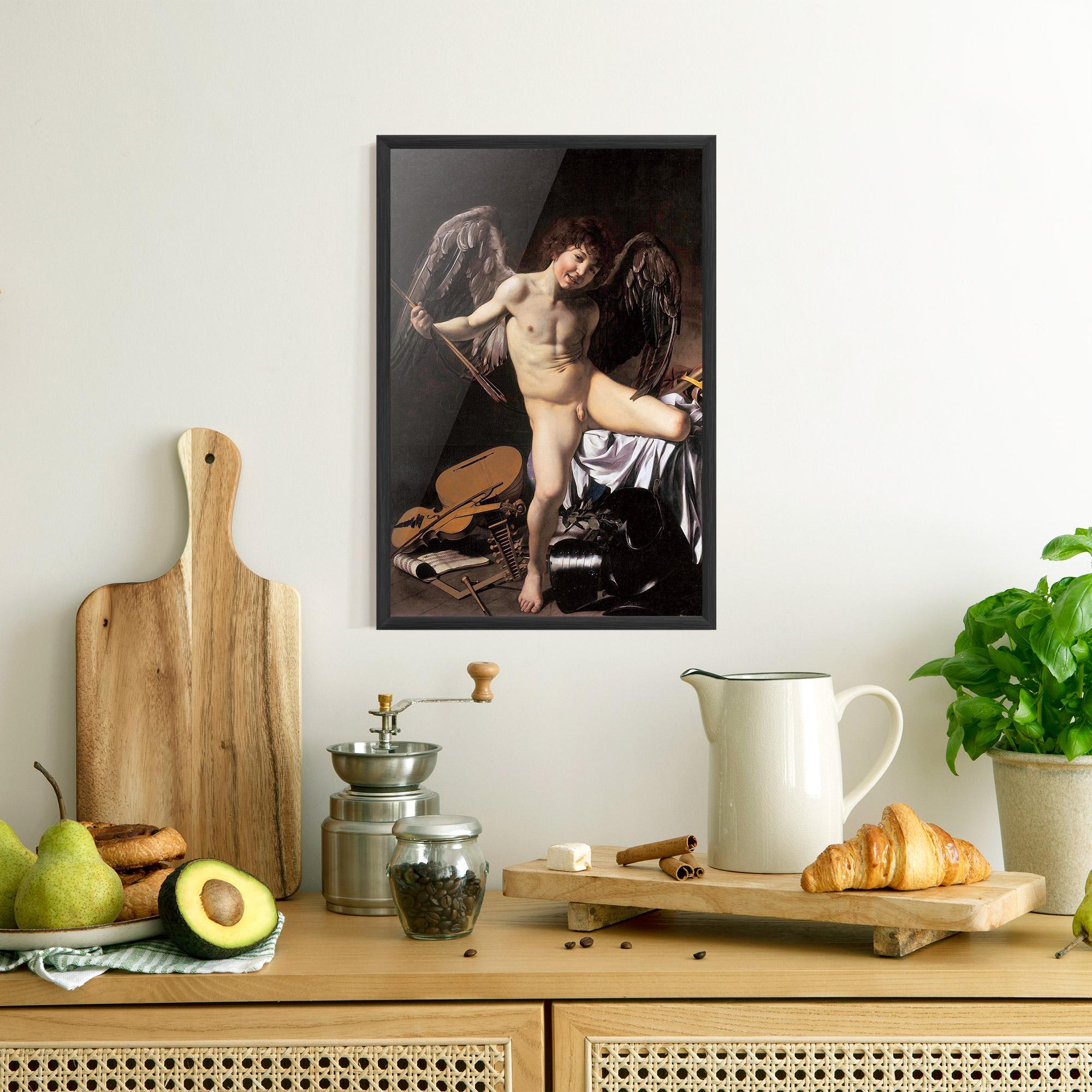 Poster Înrămat Amor Vincet Omnia mockup 8