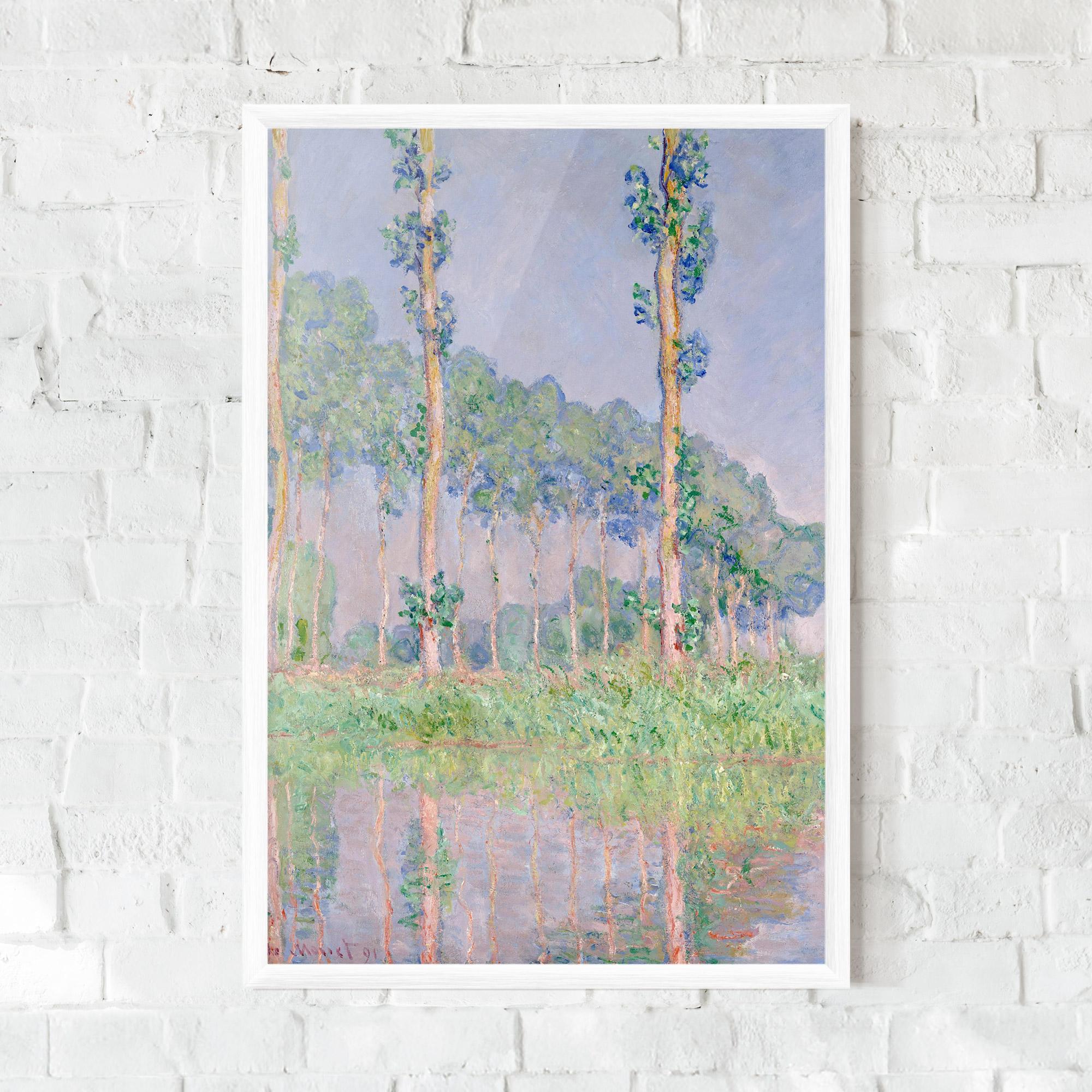 Poster Înrămat Monet Pink Effect mockup 0