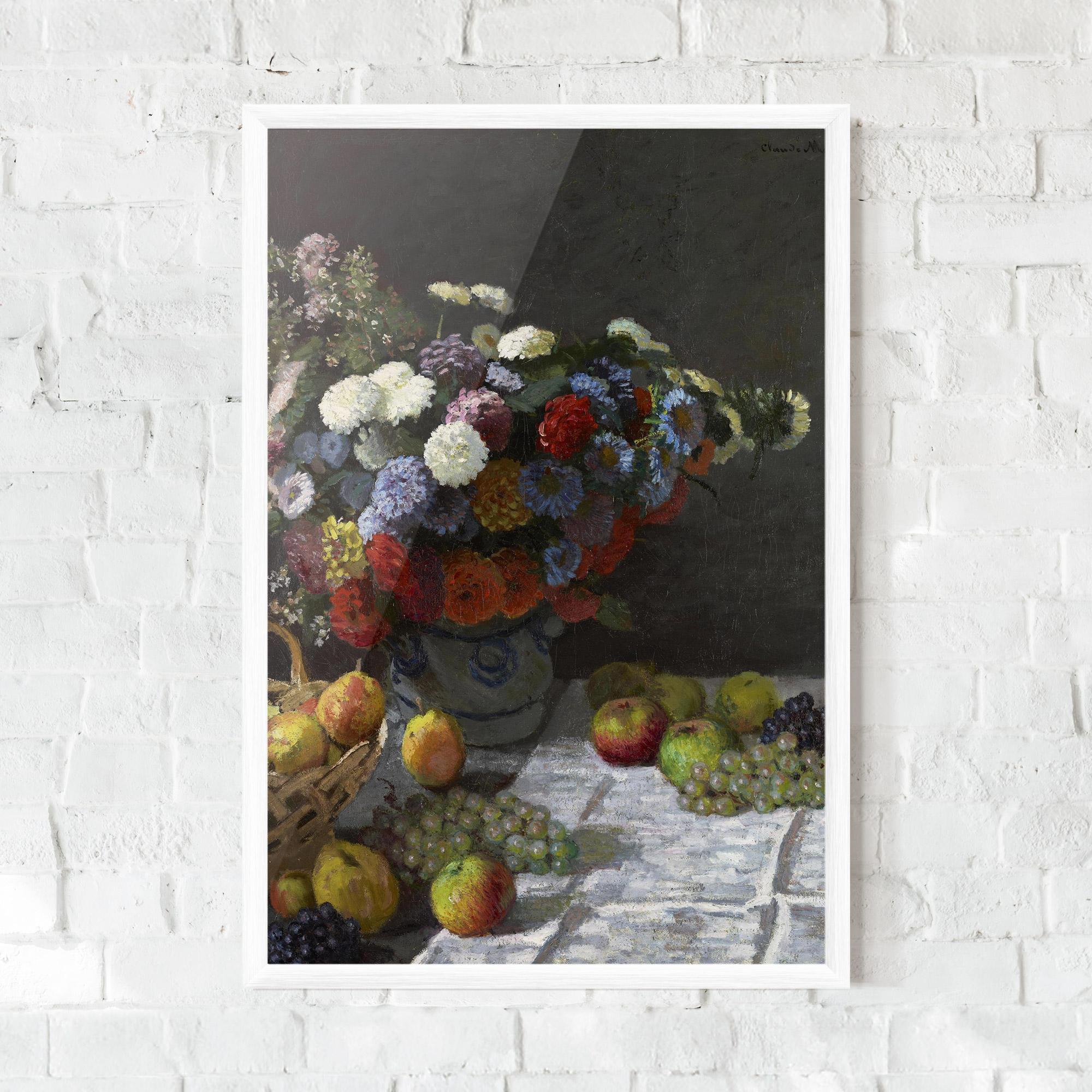 Poster Înrămat Still Life With Flowers mockup 0